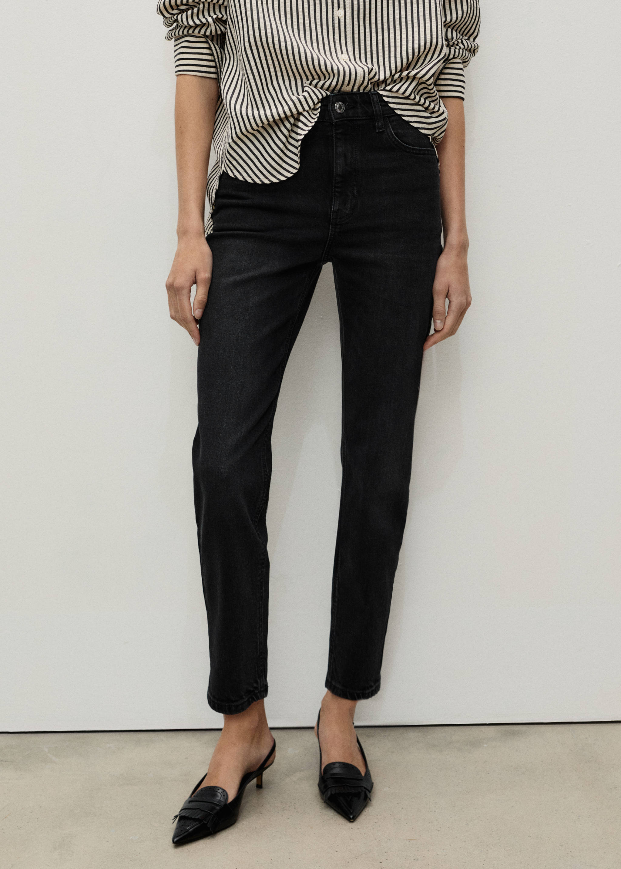 Newmom comfort high-rise jeans - Medium plane