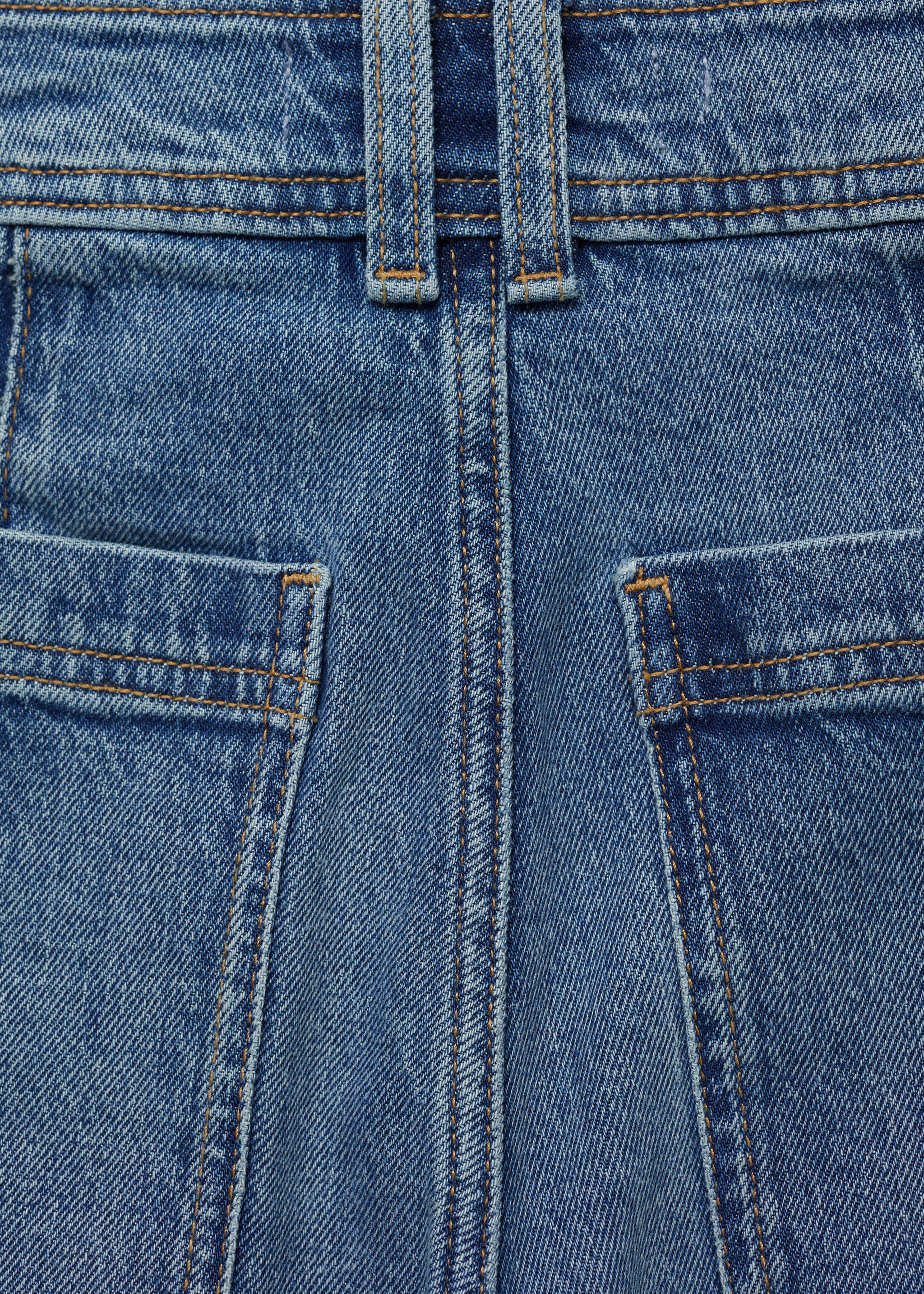 Jean style jupe-culotte Catherin taille haute - Détail de l'article 0