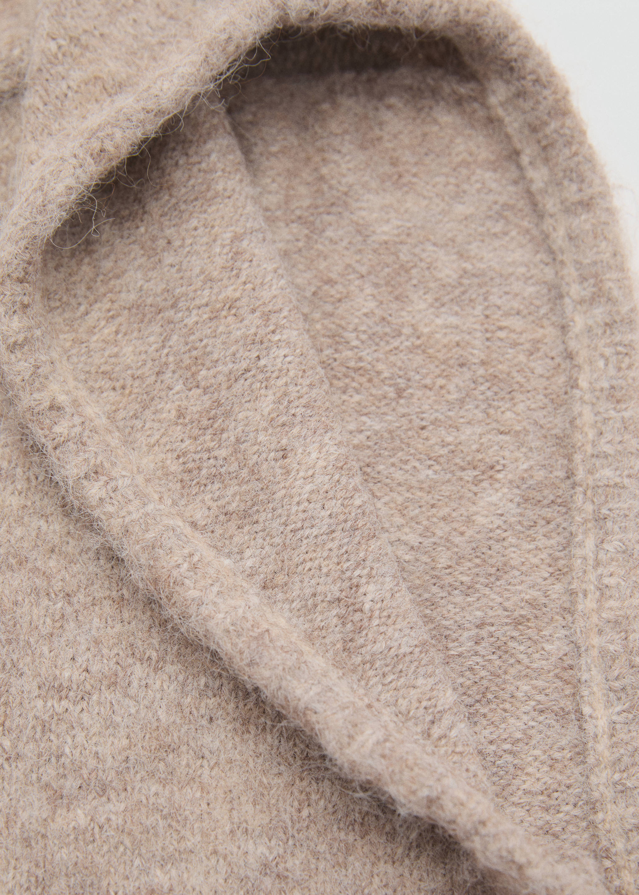 Balaclava knit buttons - Medium plane