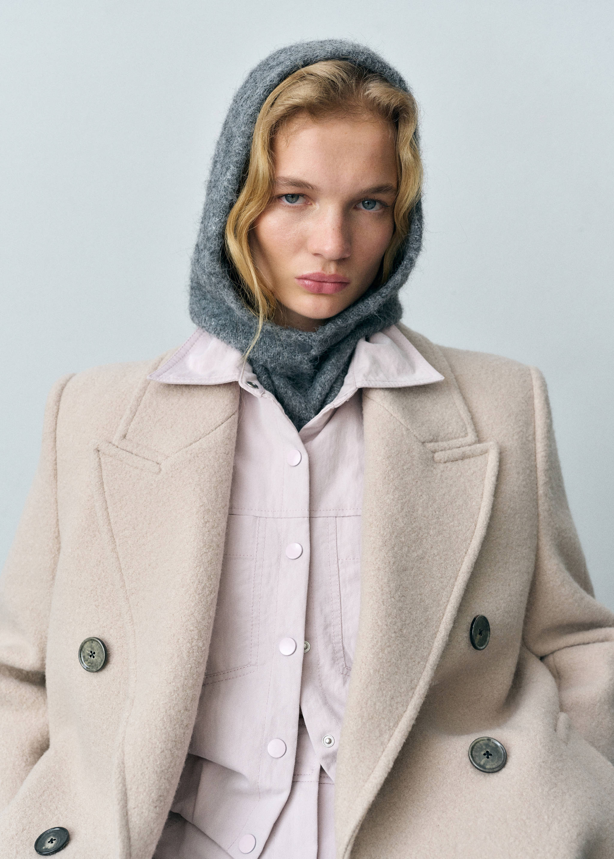 Balaclava knit buttons - Details of the article 9