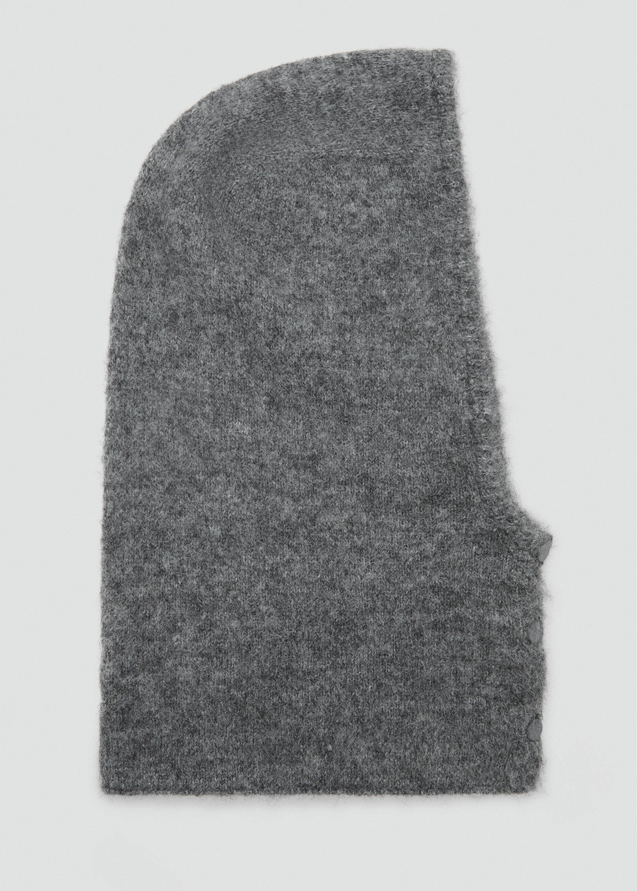 Balaclava knit buttons - Article without model