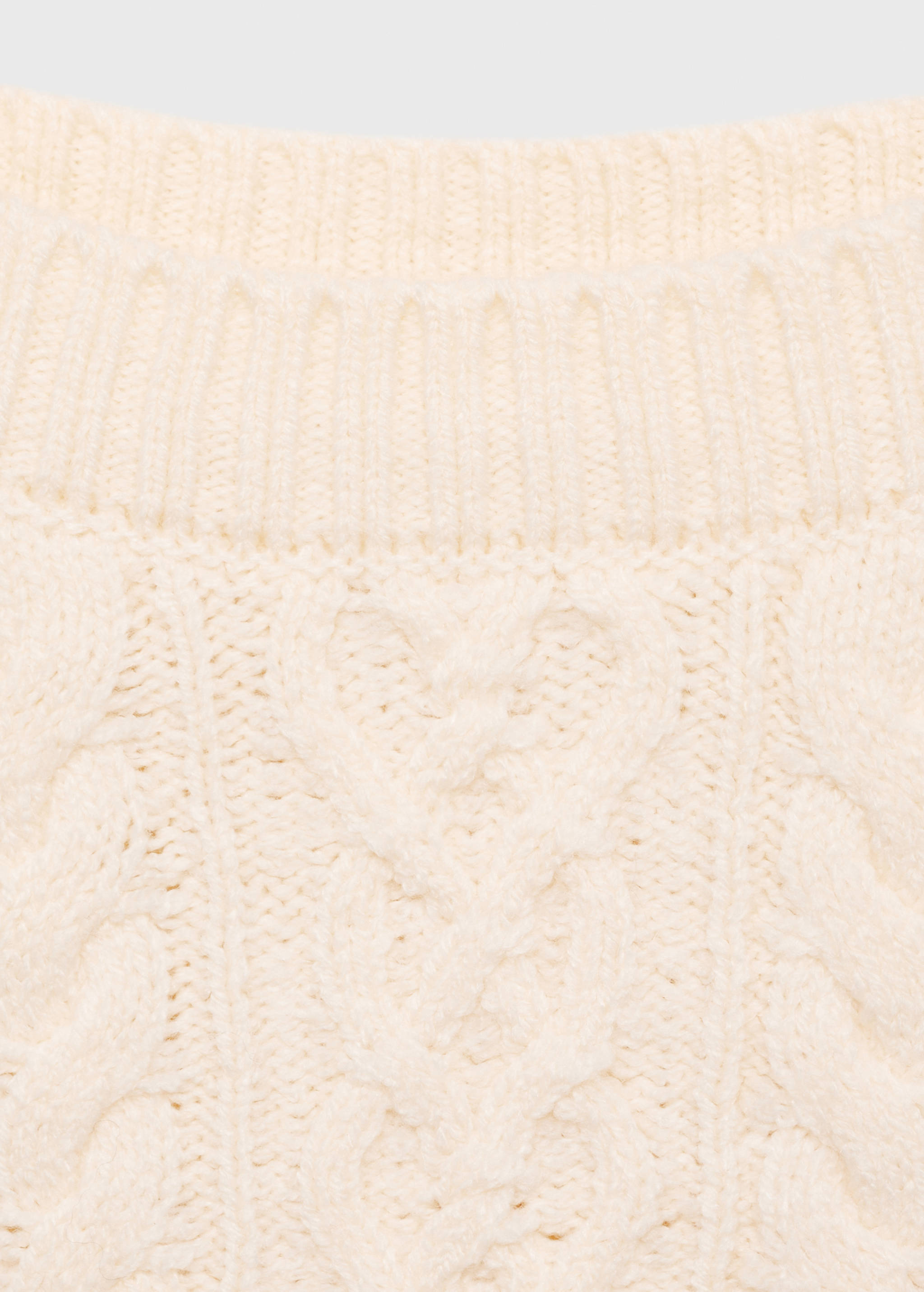 Twisted knitted flared-sleeve sweater - Details of the article 8