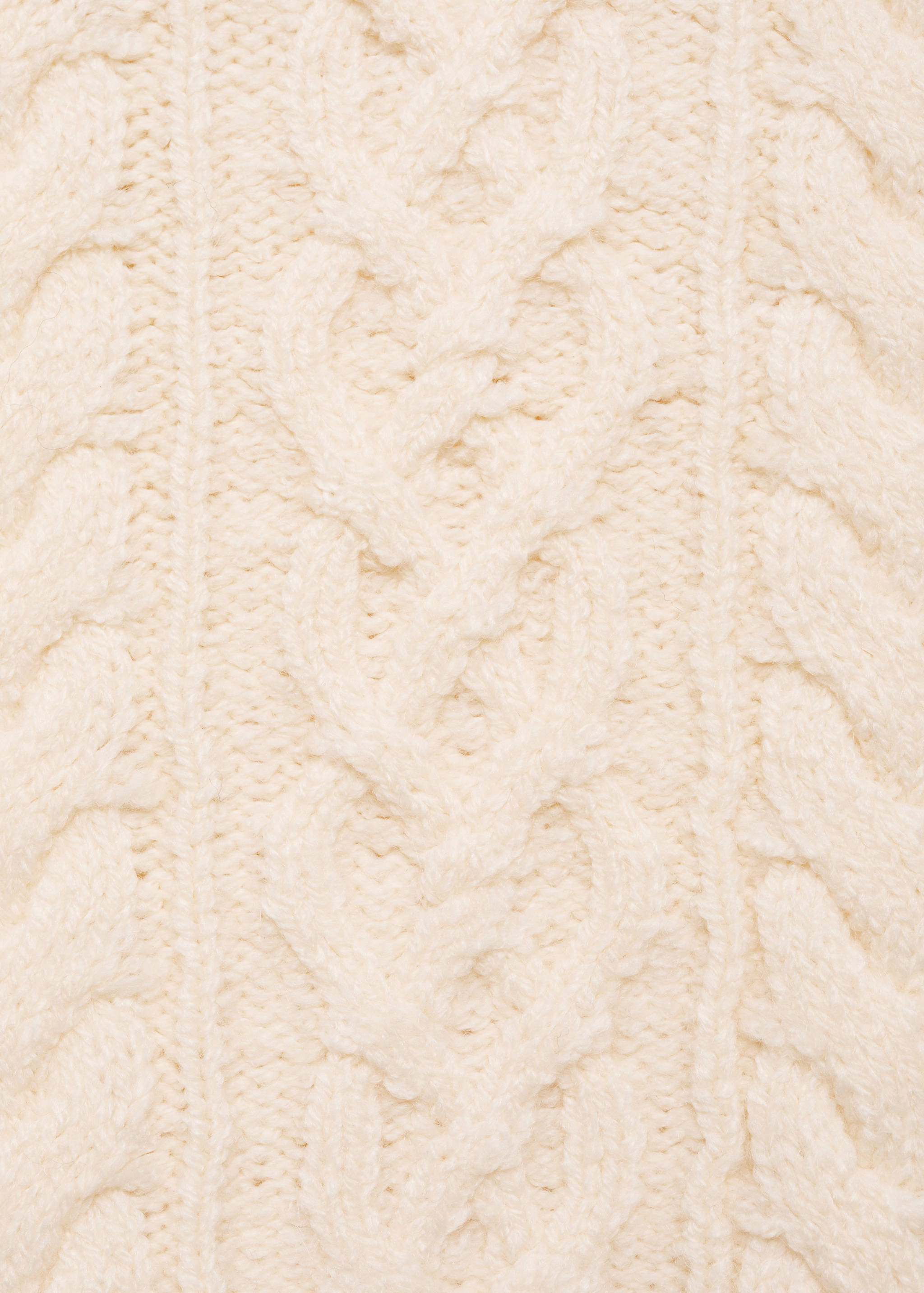 Twisted knitted flared-sleeve sweater - Details of the article 0