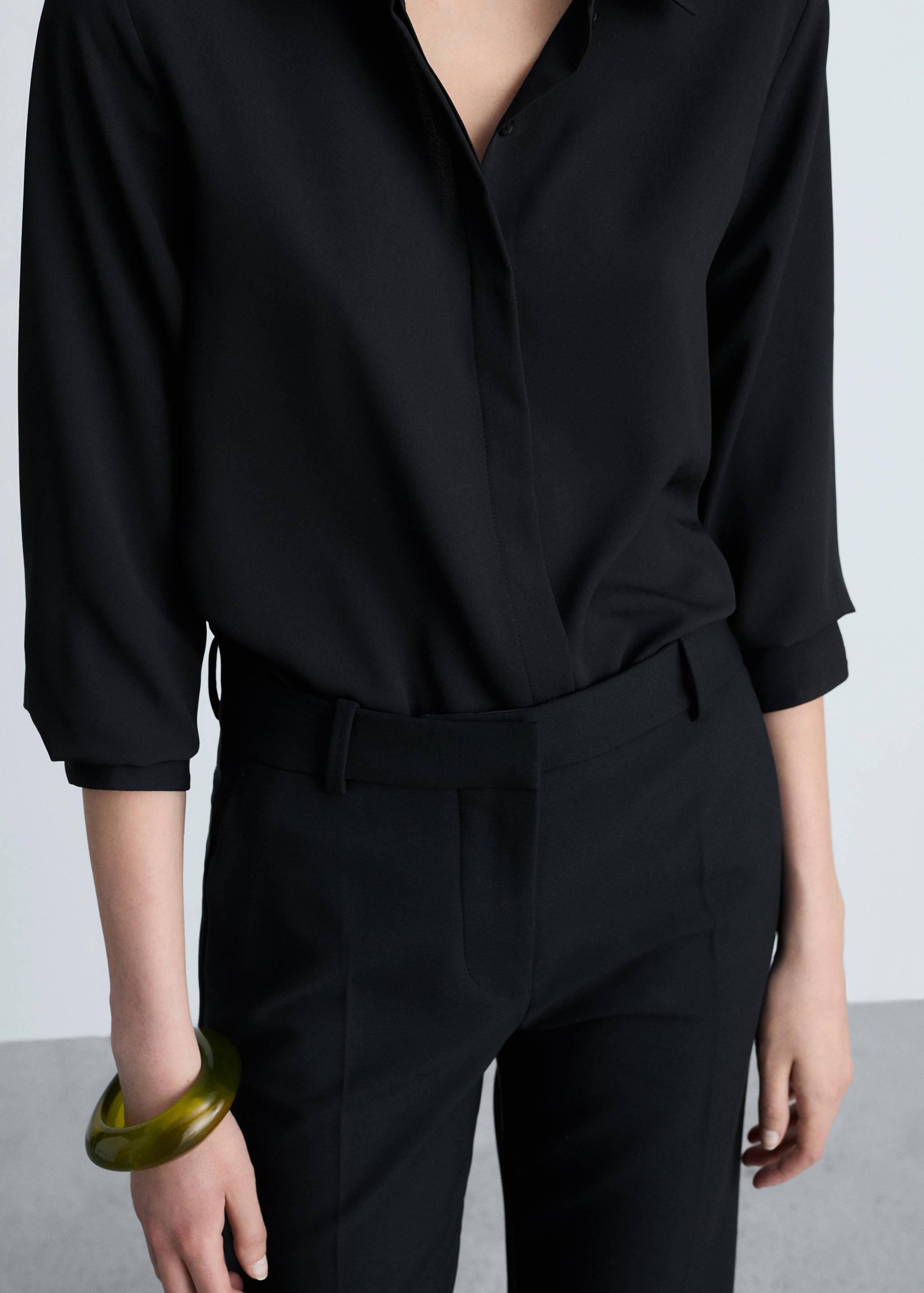 Fluid long-sleeved shirt - Details of the article 6