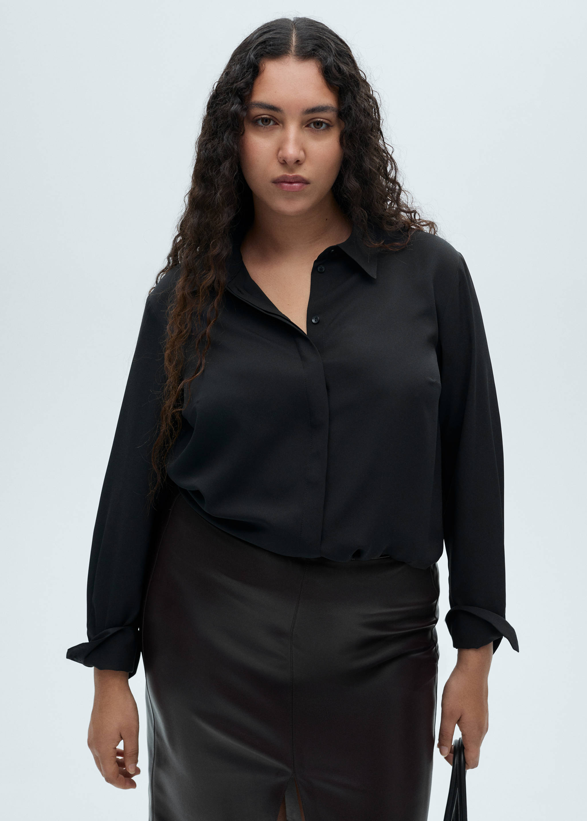 Fluid long-sleeved shirt - Details of the article 5