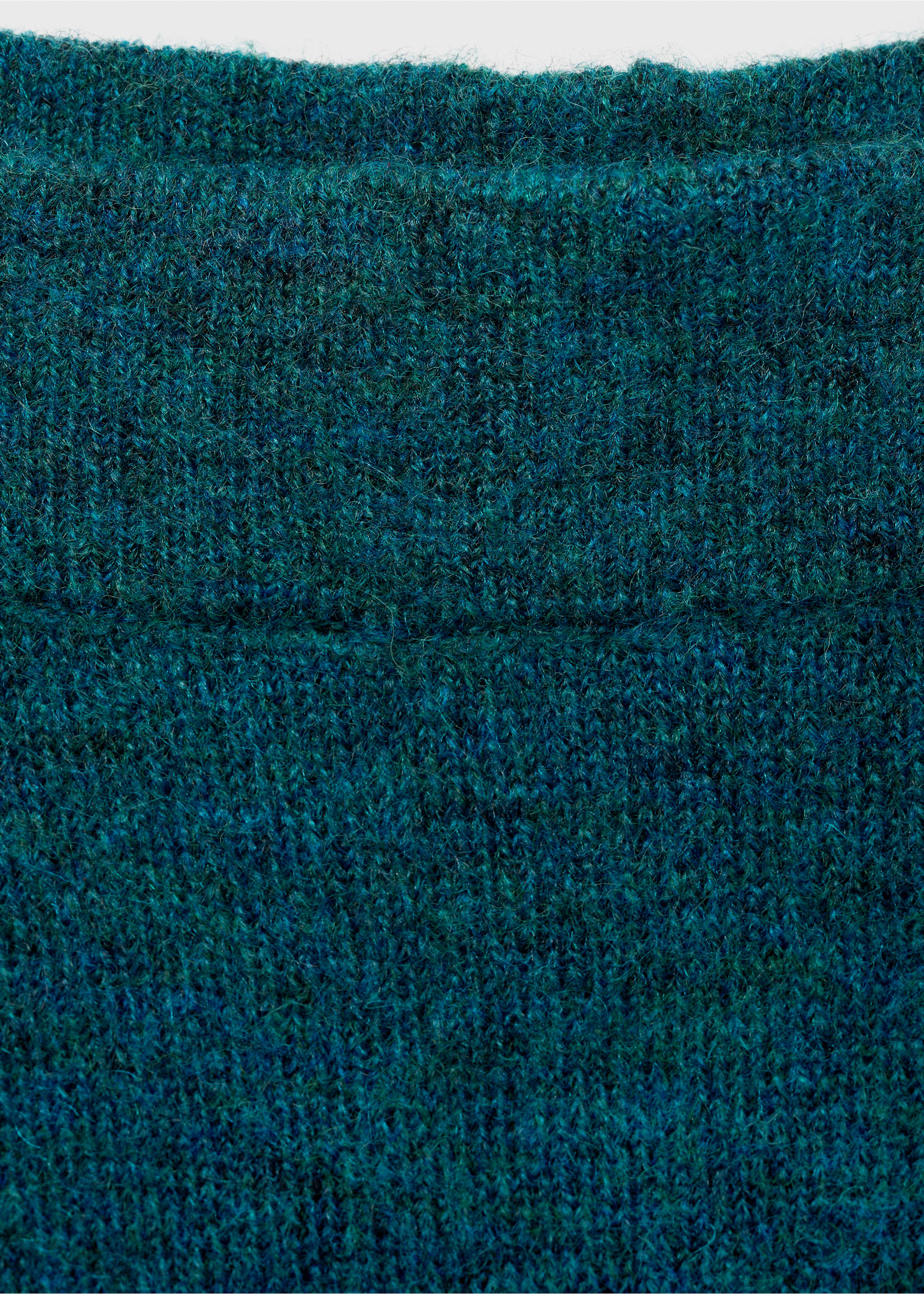 Pantalón punto acampanado - Detalle del artículo 8, Azul petróleo. Ref: 87000353-00.