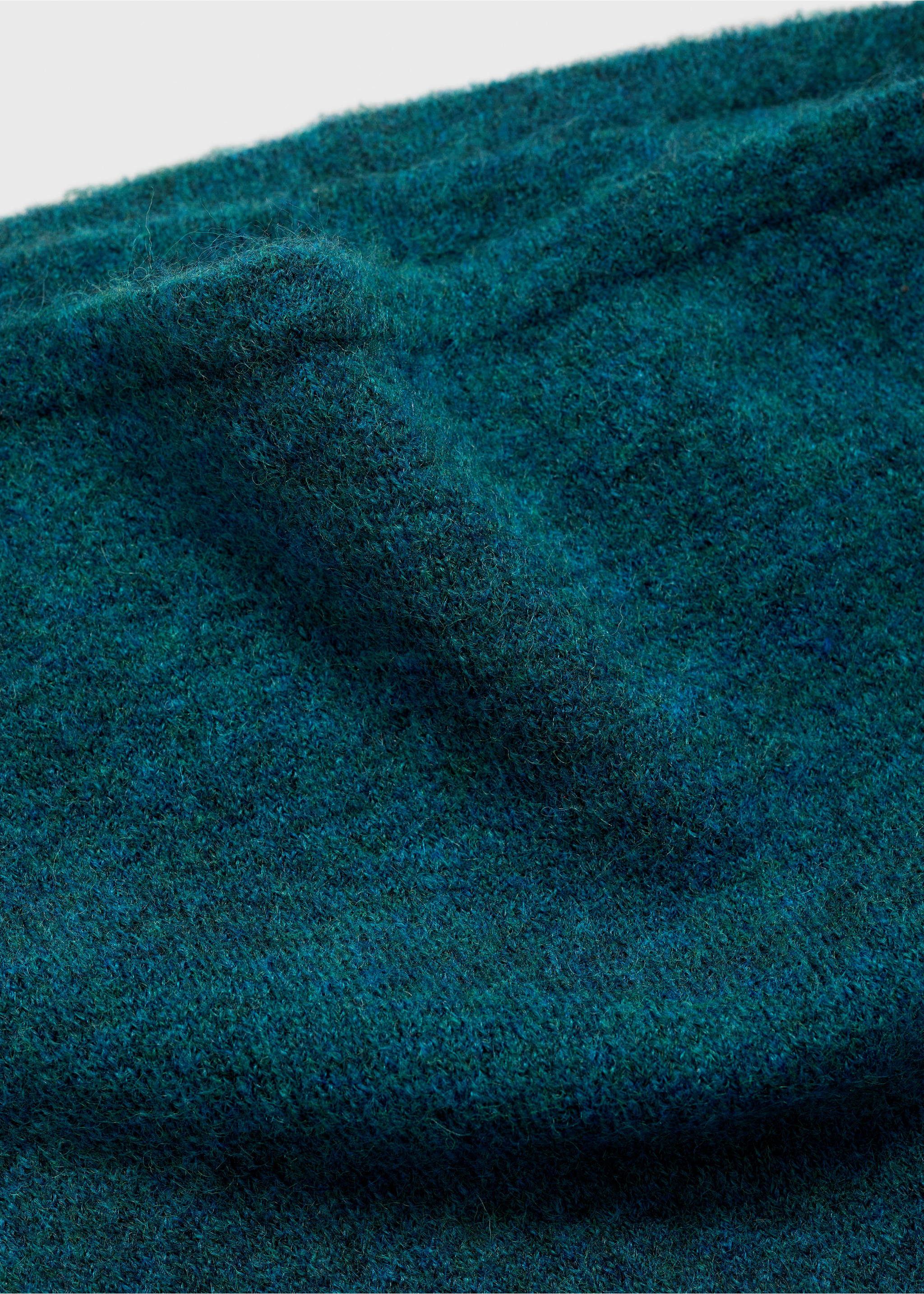 Pantalón punto acampanado - Detalle del artículo 0, Azul petróleo. Ref: 87000353-00.