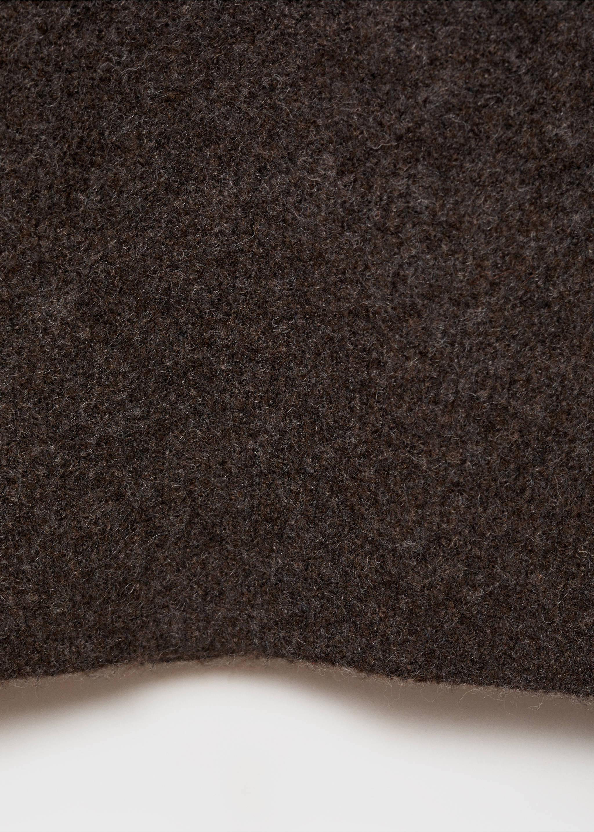 Pull-over manches courtes col polo - Détail de l'article 0, Marron moyen. Ref: 87000362-00.