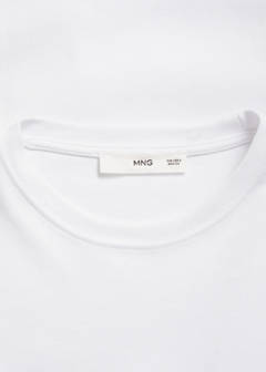 Thin round-neck t-shirt — White 7