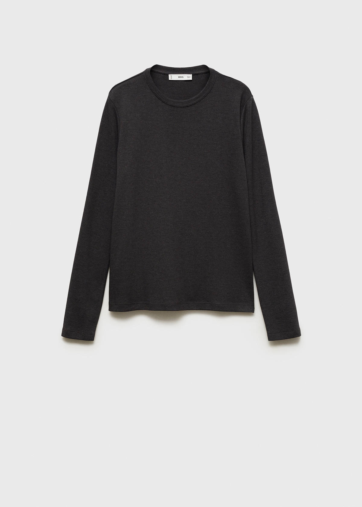 Thin round-neck t-shirt — Dark Heather Grey