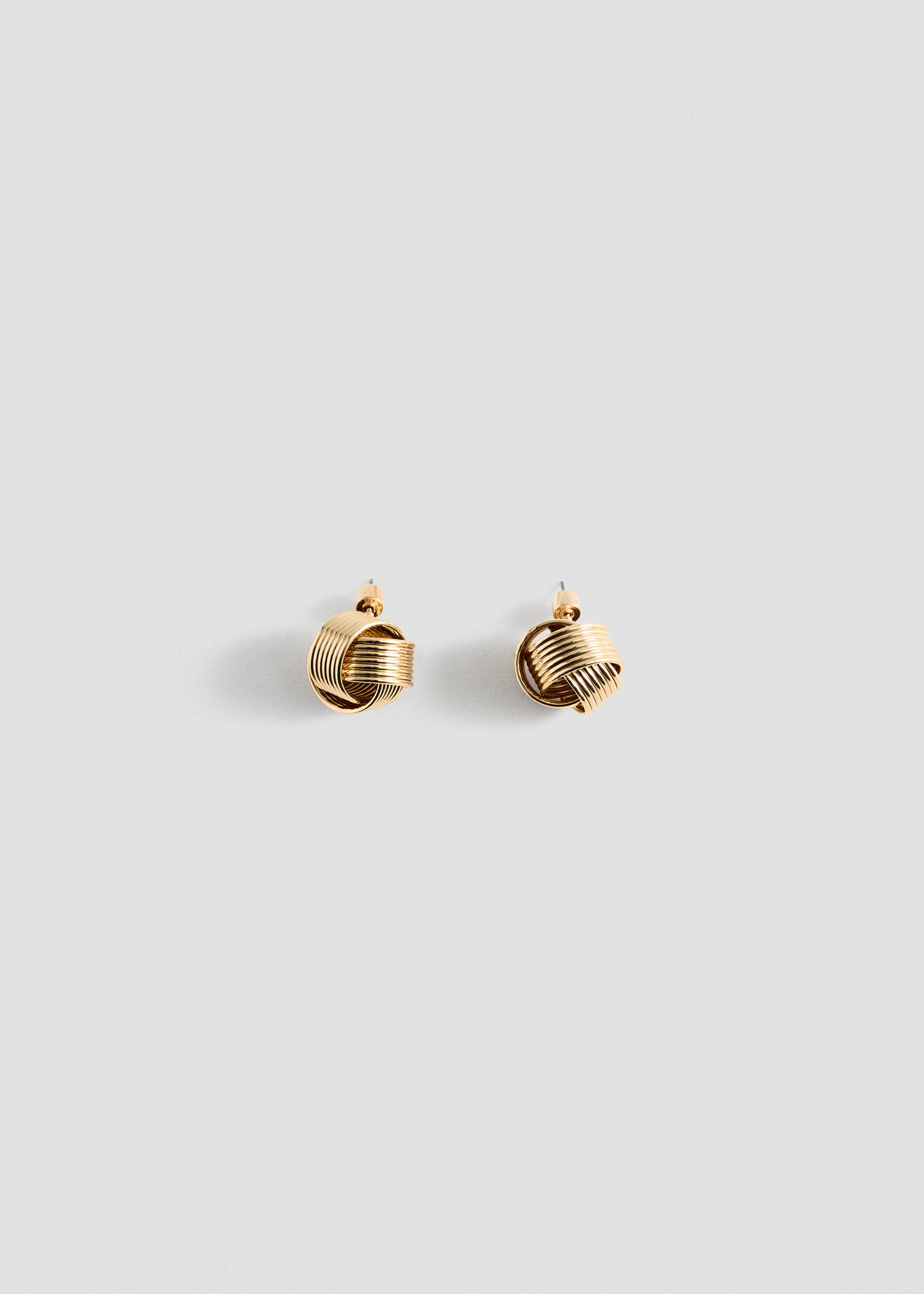 Interlocking circular earrings - Article without model