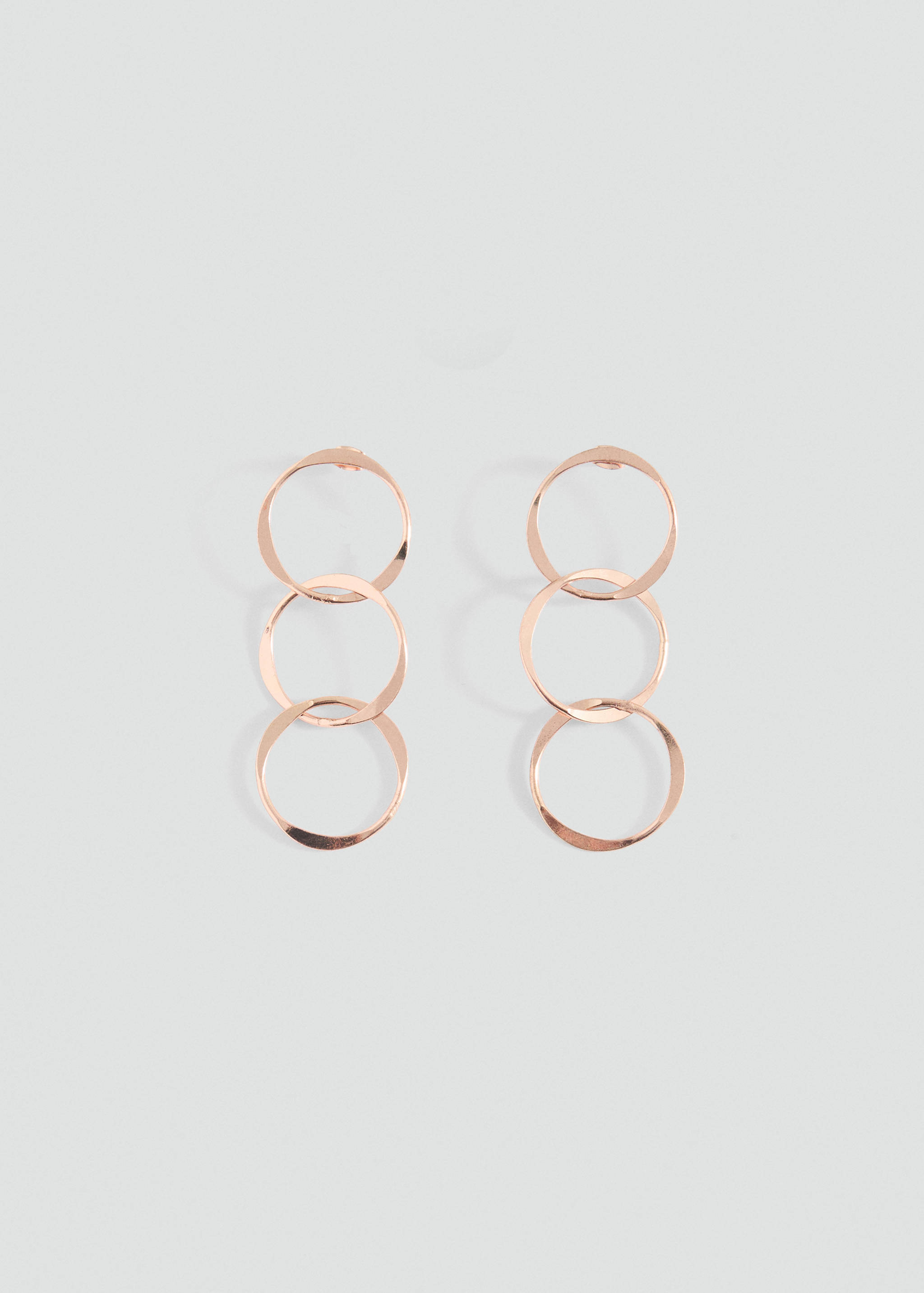 أقراط بطوق متشابك - منتج دون نموذج