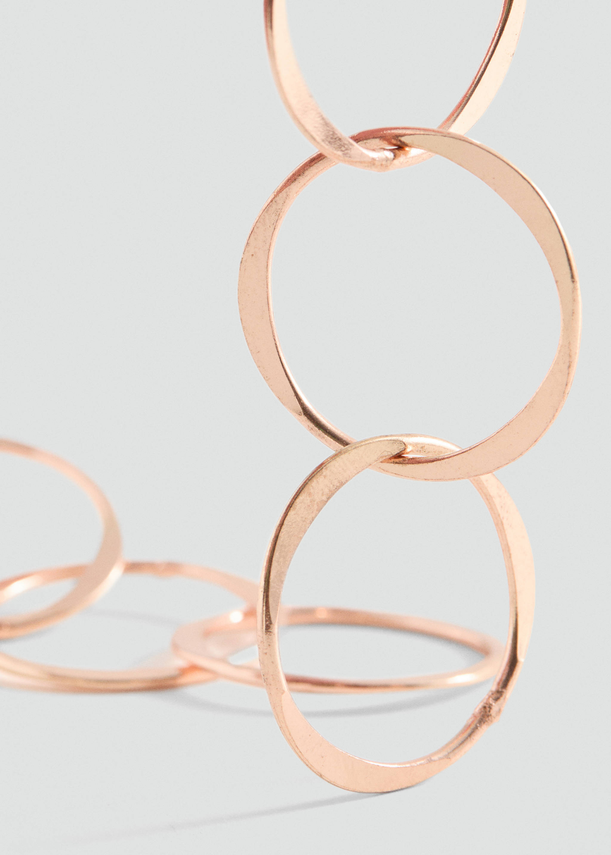 أقراط بطوق متشابك - تفاصيل المنتج 1