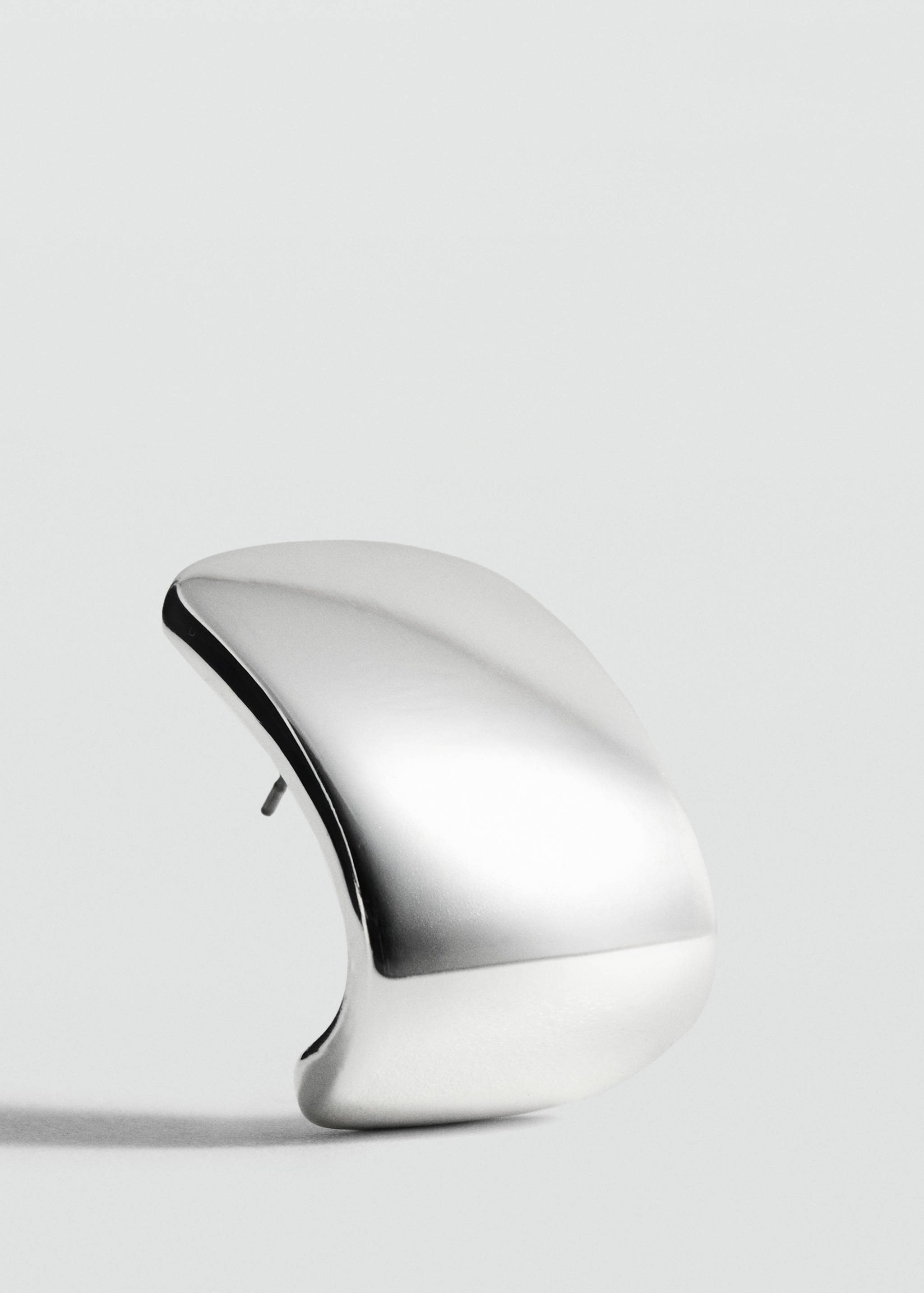 Volume hoop earrings - Medium plane