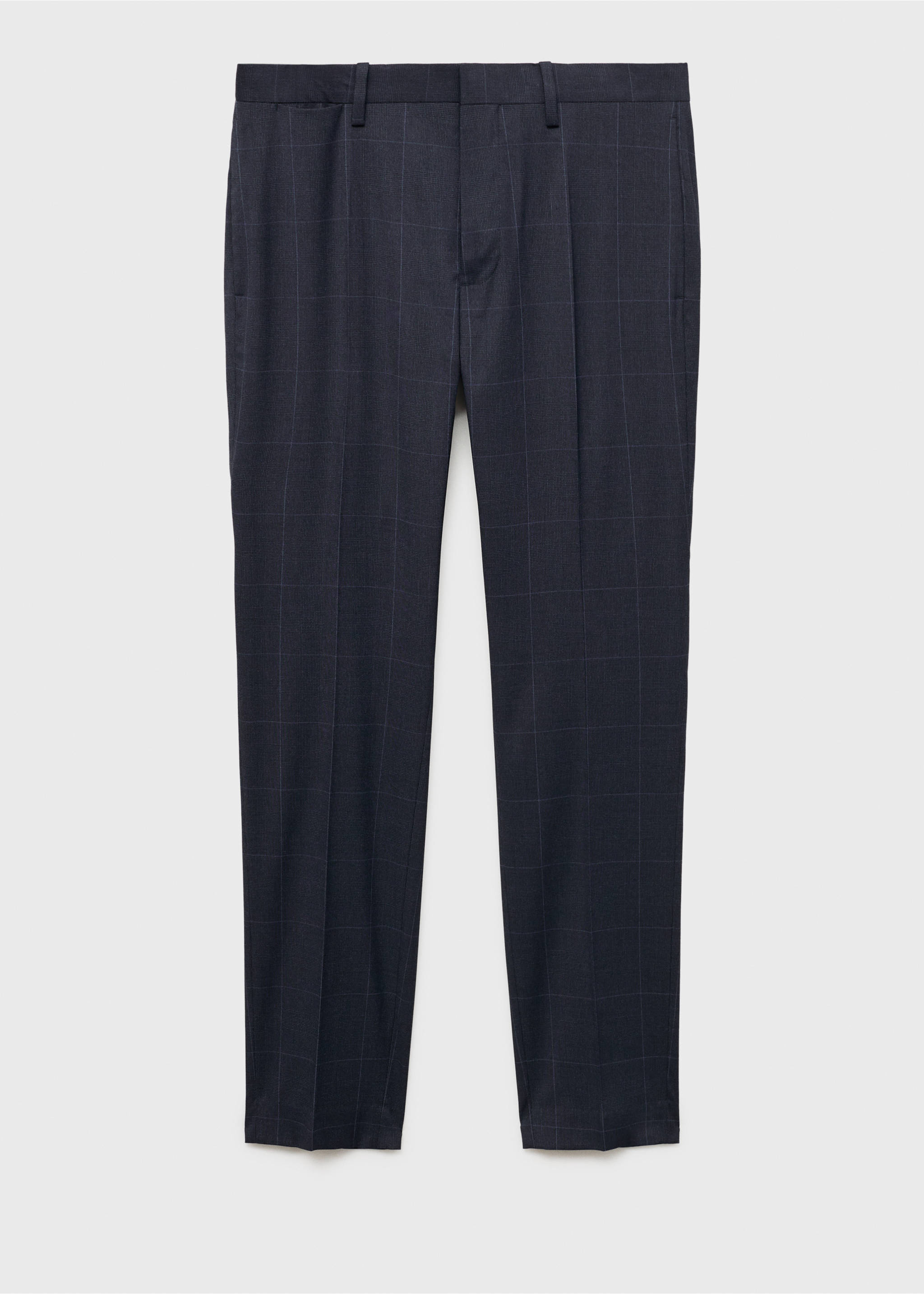 Süper slim fit streç kumaştan kumaş pantolon - Modelsiz ürün, Lacivert. Ref: 87000591-00.