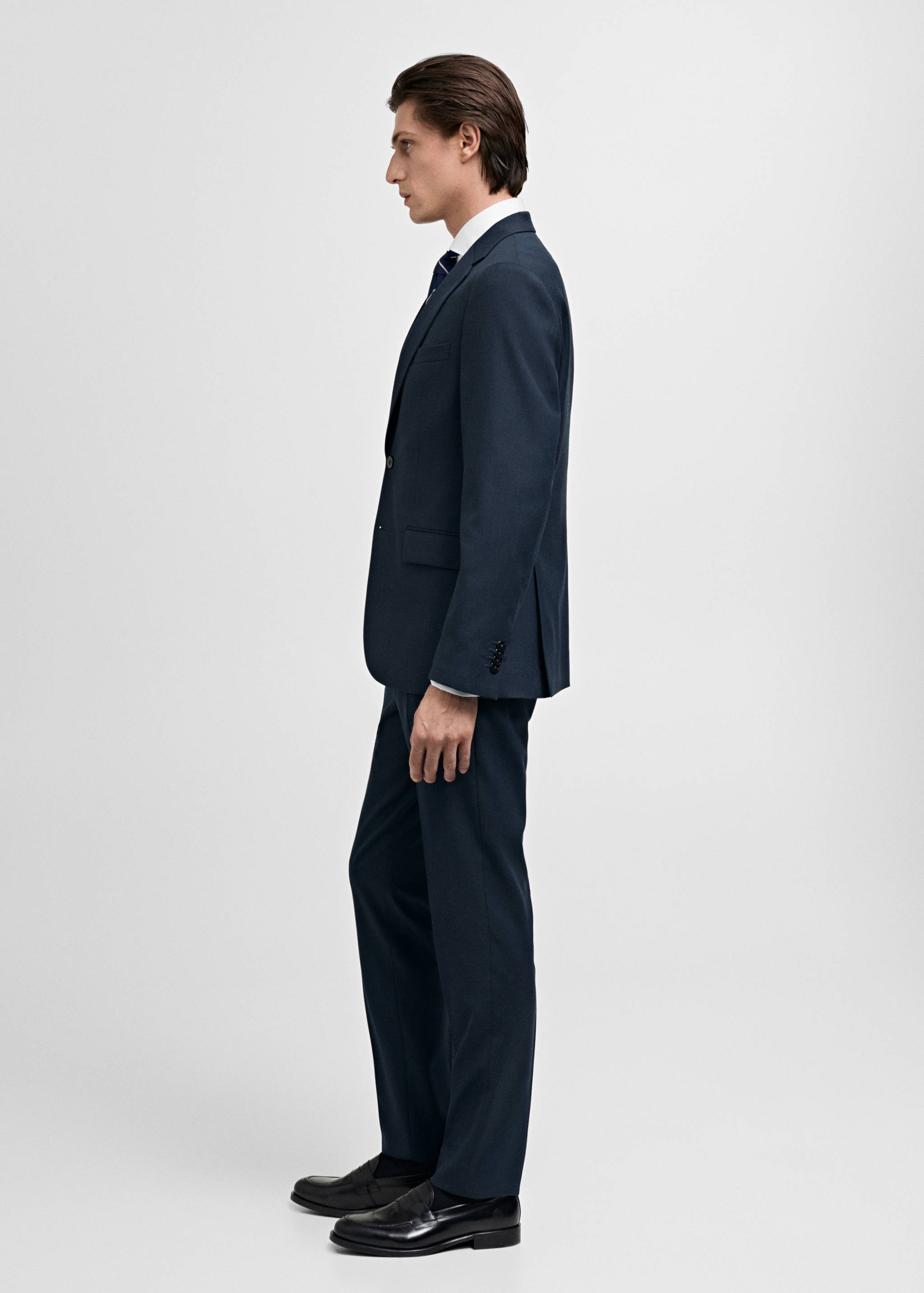 Milan slim-fit suit trousers - Details of the article 2