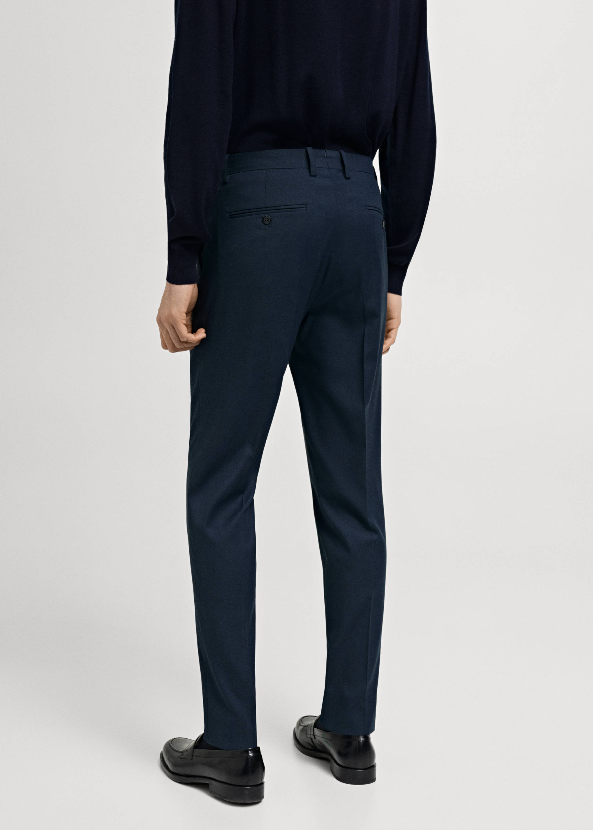 米兰修身版型西装裤 - null