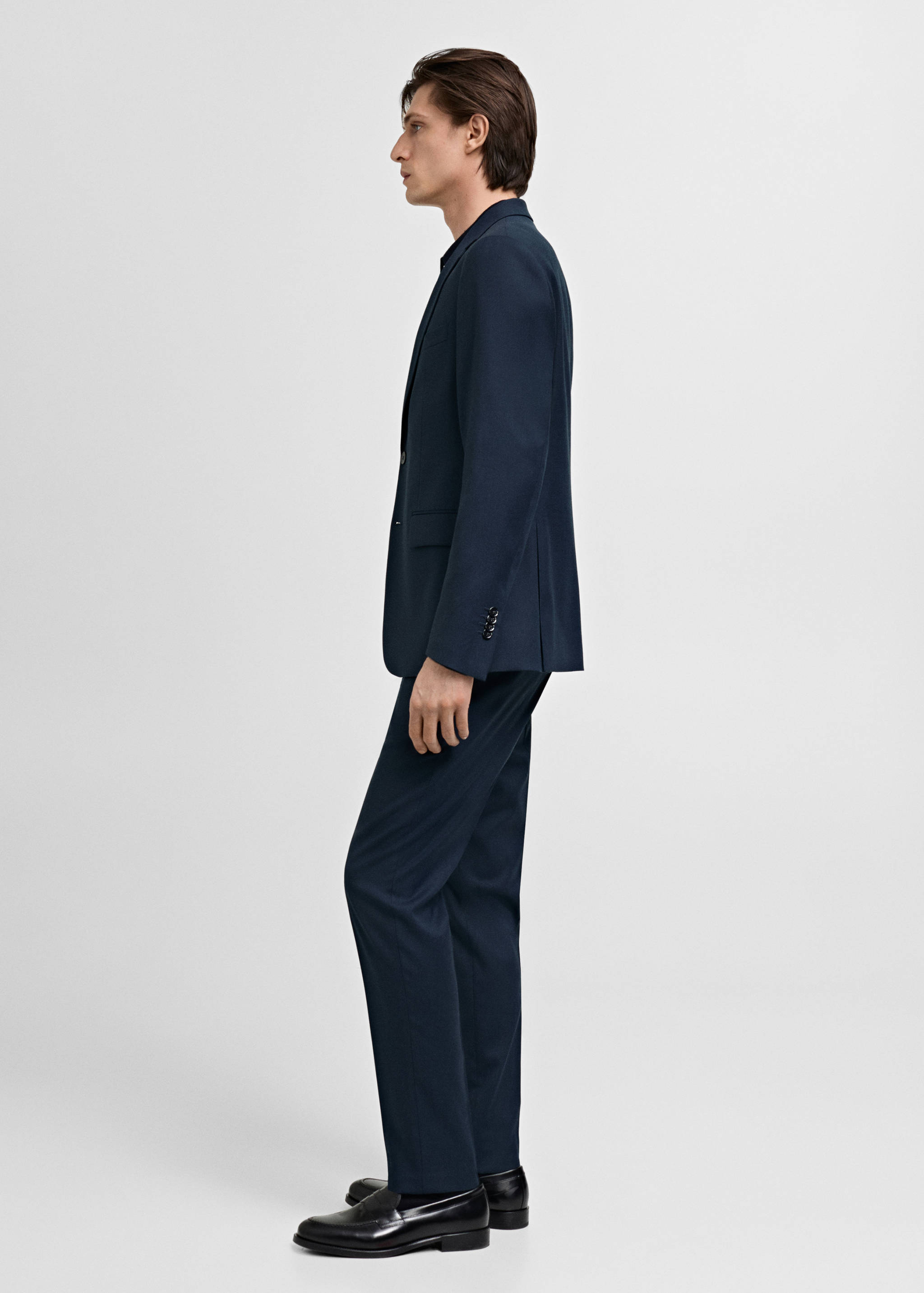 米兰修身版型西装裤 - null