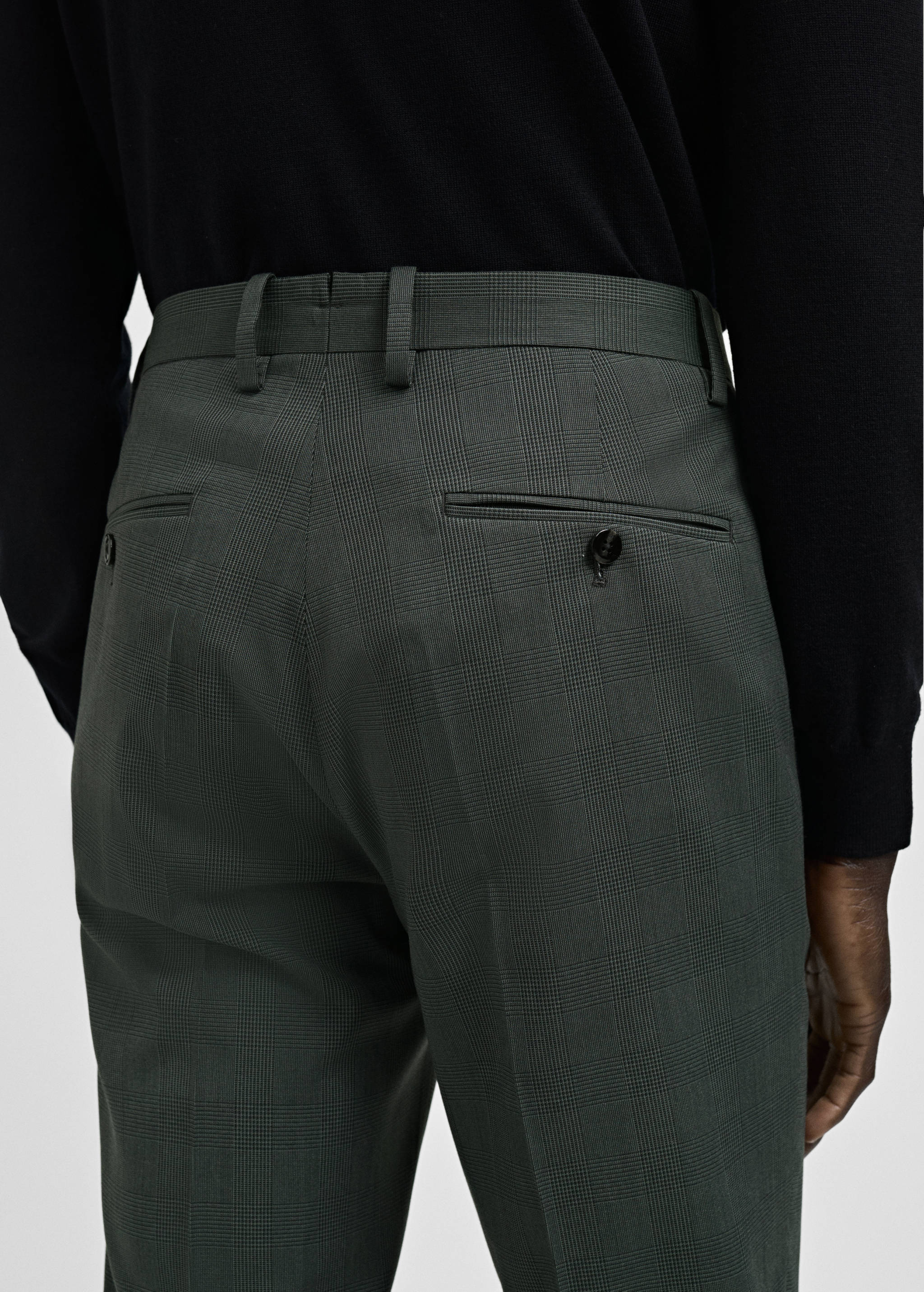 Milan Prince of Wales check suit trousers - Details of the article 6