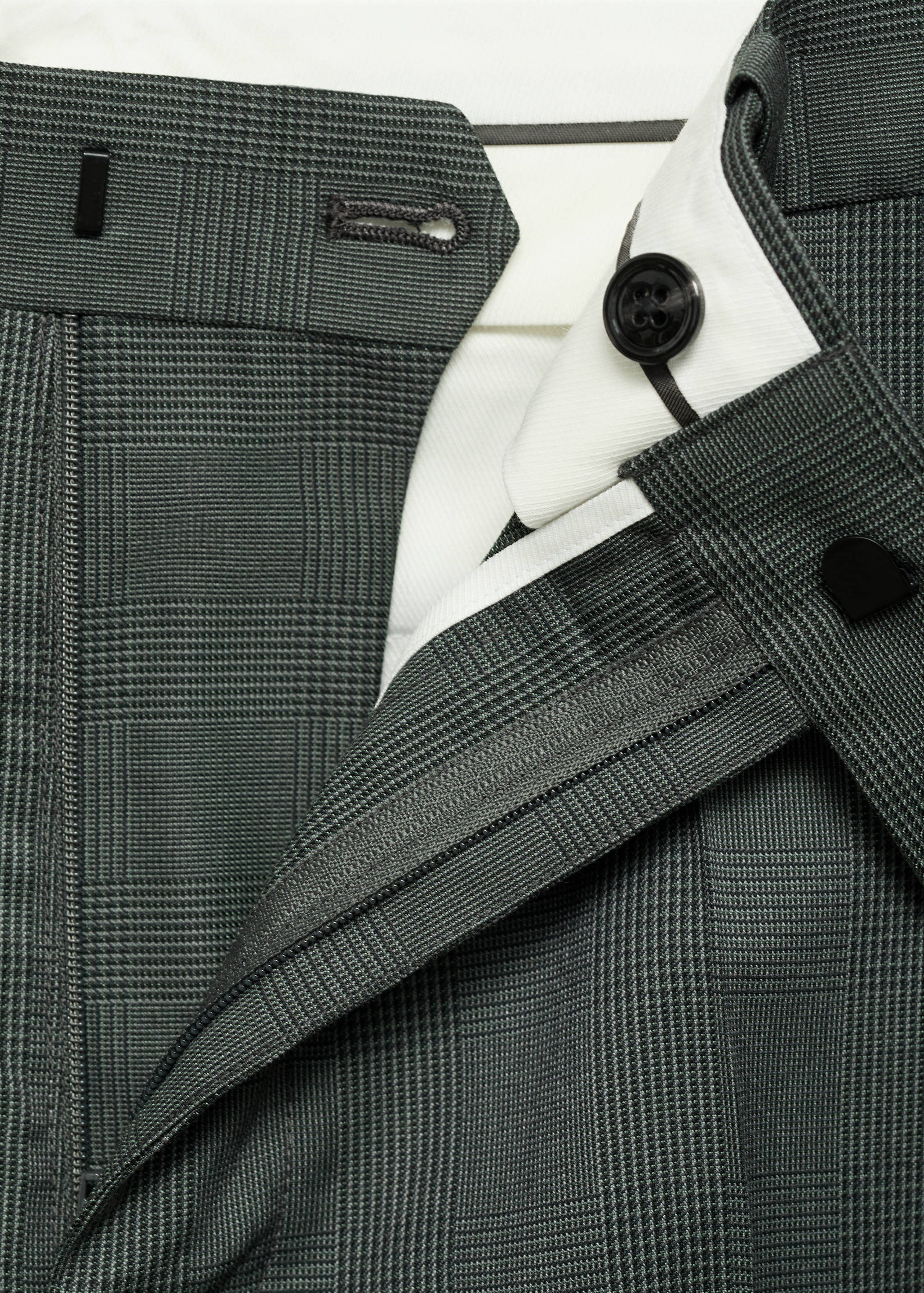 Milan Prince of Wales check suit trousers - Details of the article 0