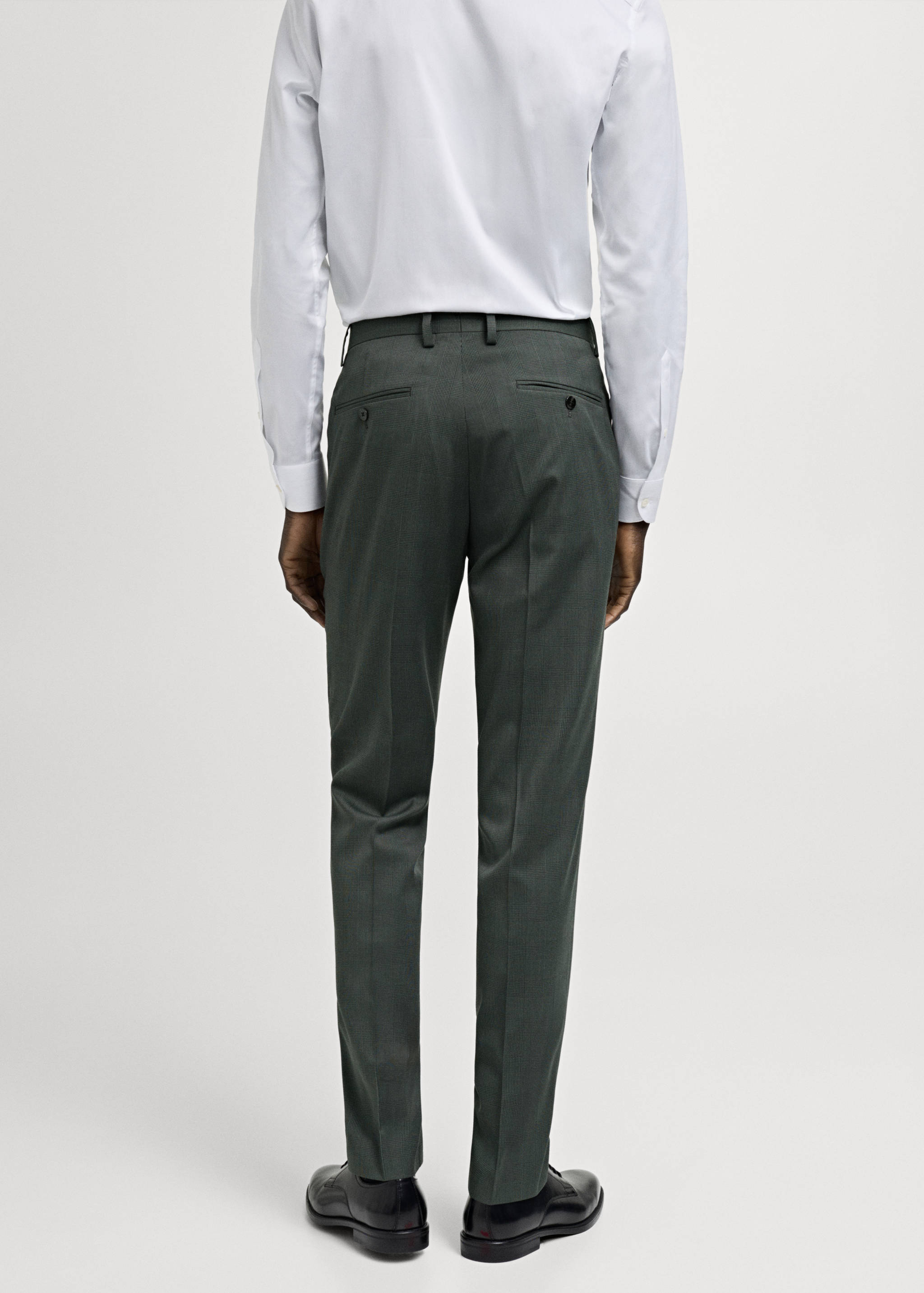 米兰威尔士亲王格纹西装裤 - null