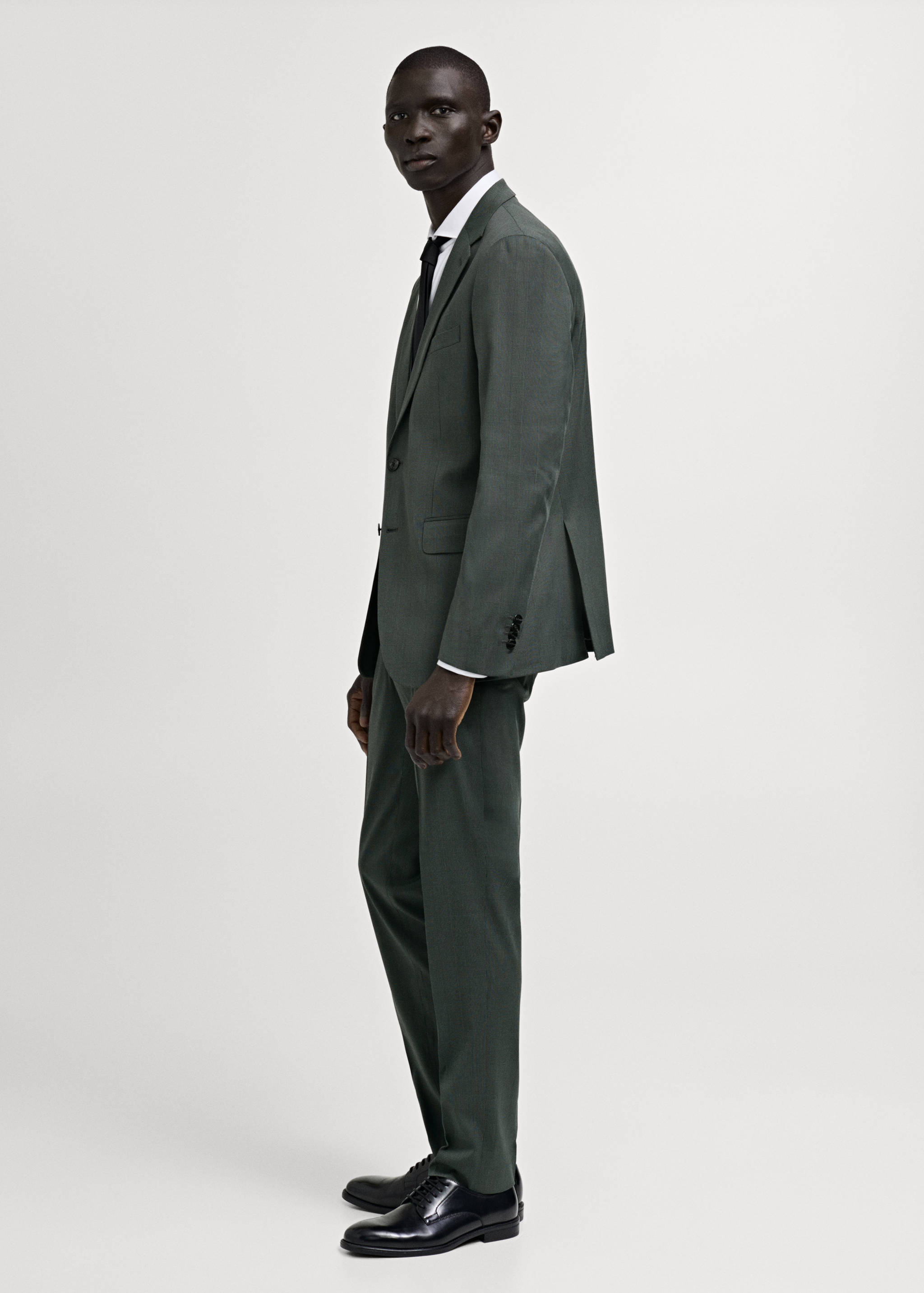 米兰威尔士亲王格纹西装裤 - null