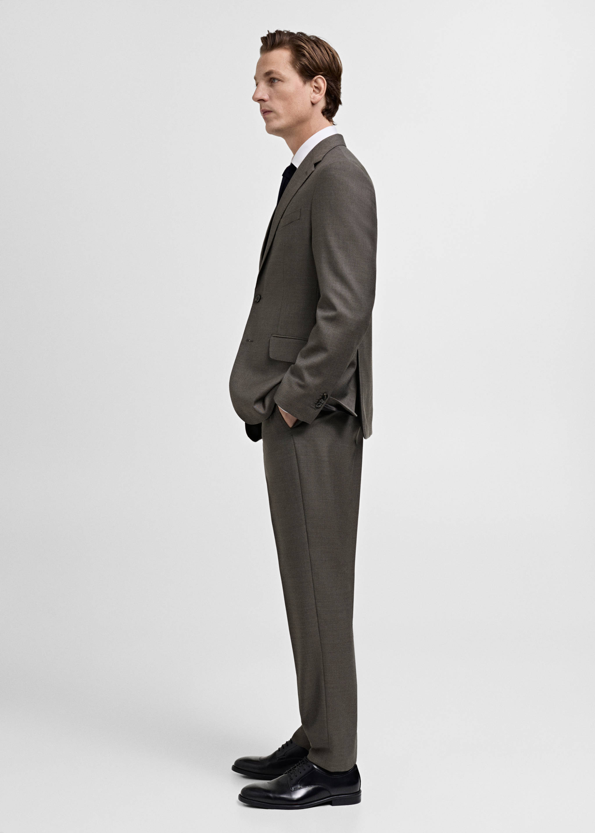 Venice 100% virgin wool suit pants - Details of the article 2