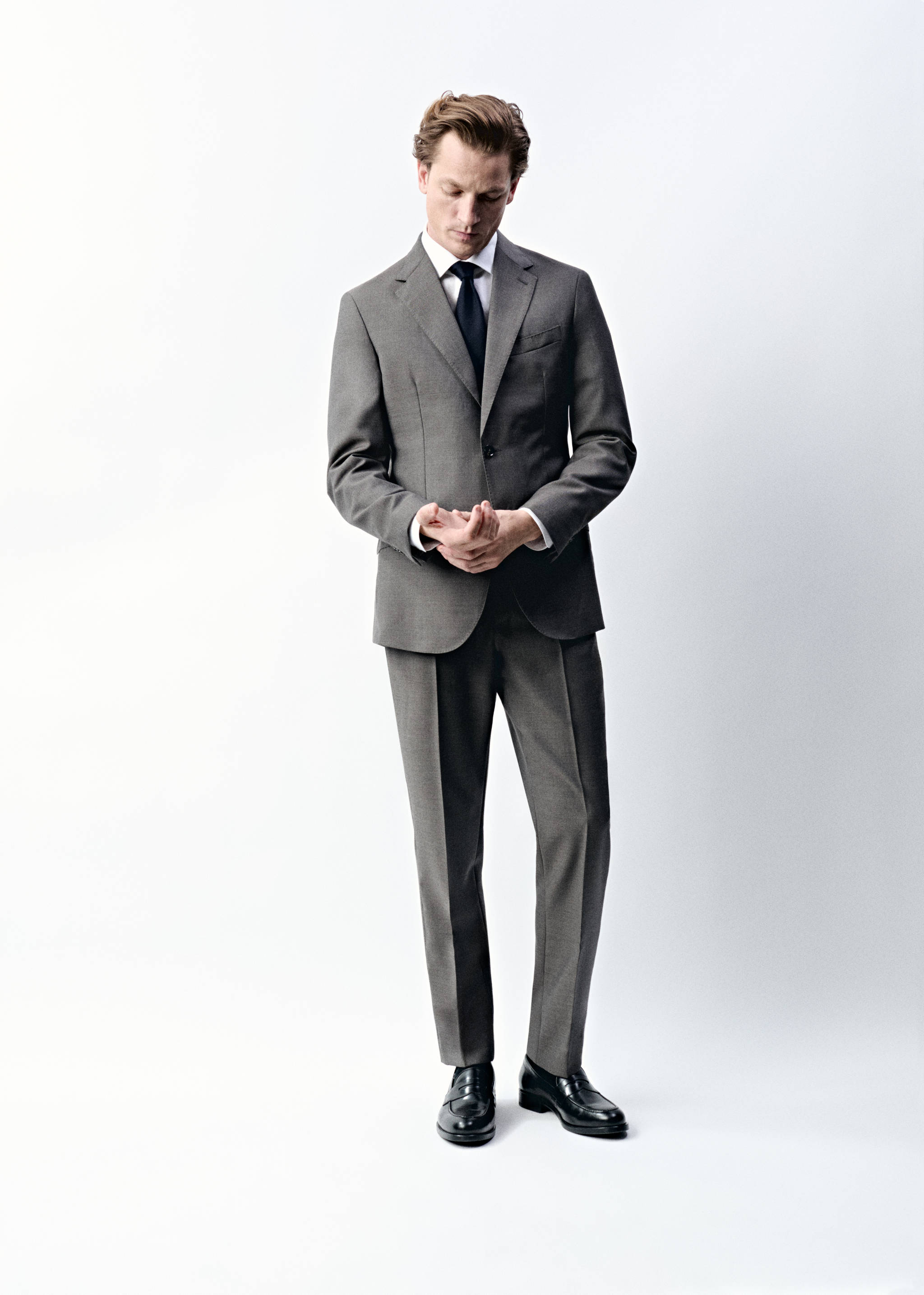 Venice 100% virgin wool suit pants - Details of the article 9
