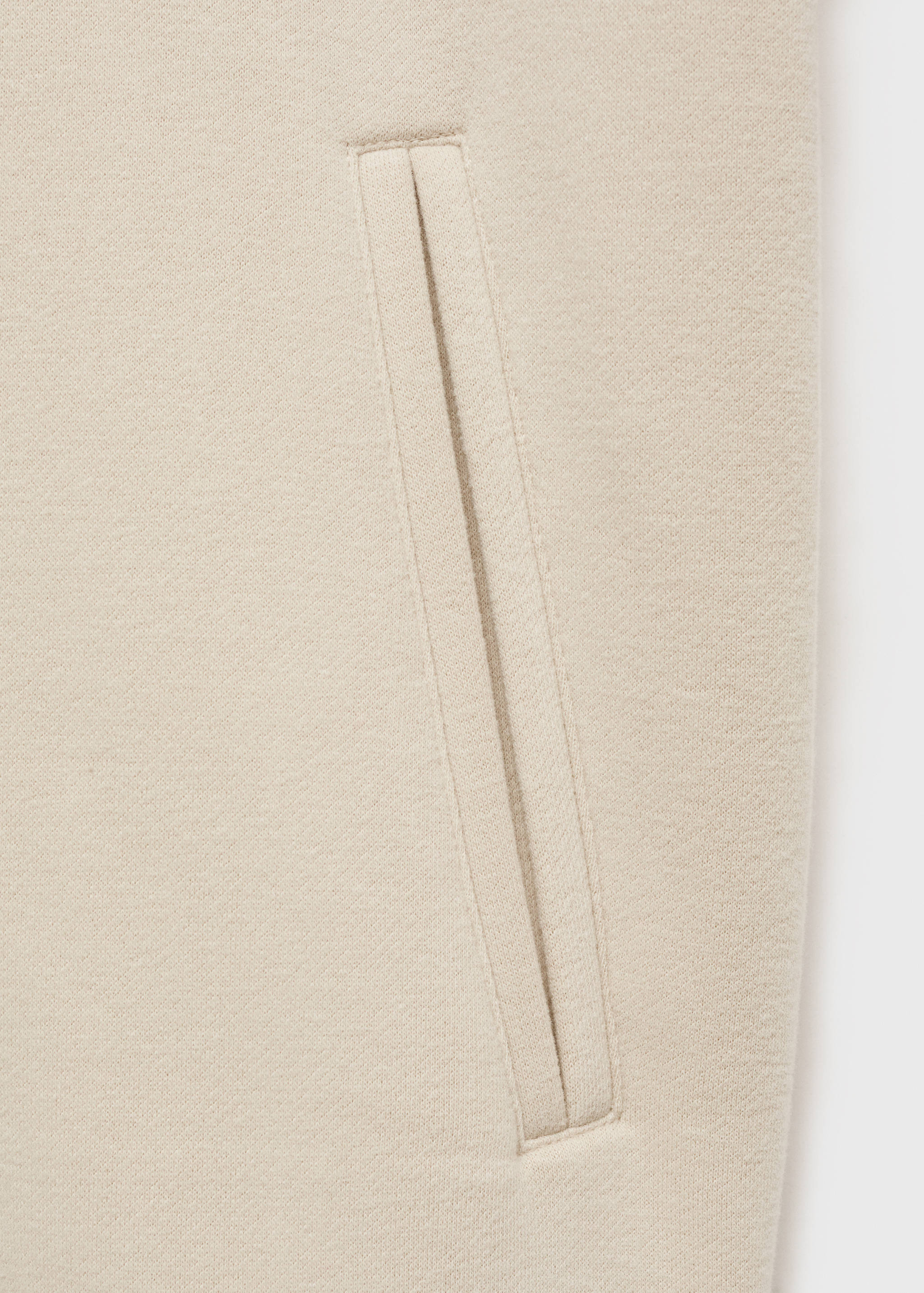 Contrasting cotton bomber jacket - Details of the article 0