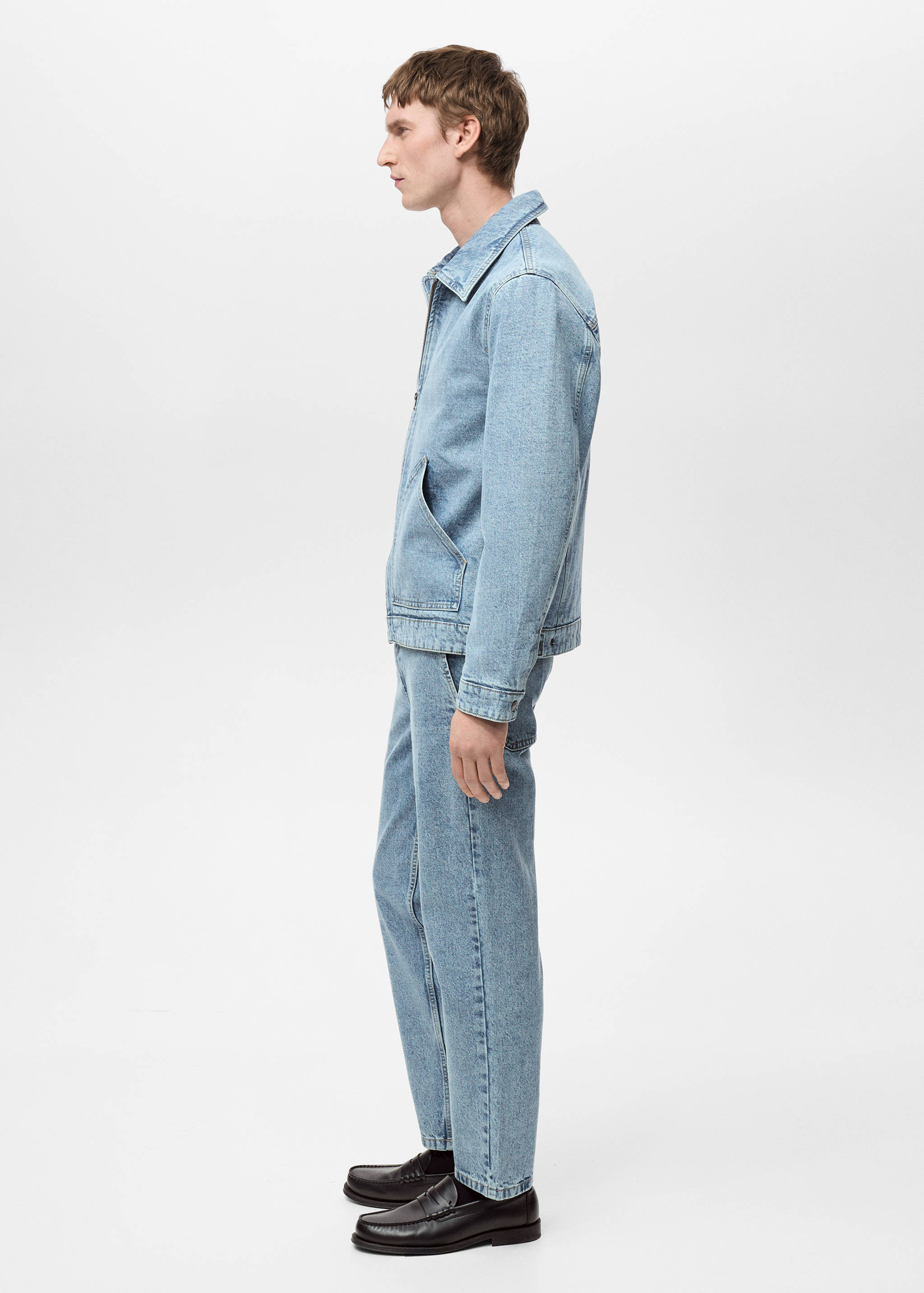 Jean effet usé straight-fit - Détail de l'article 4