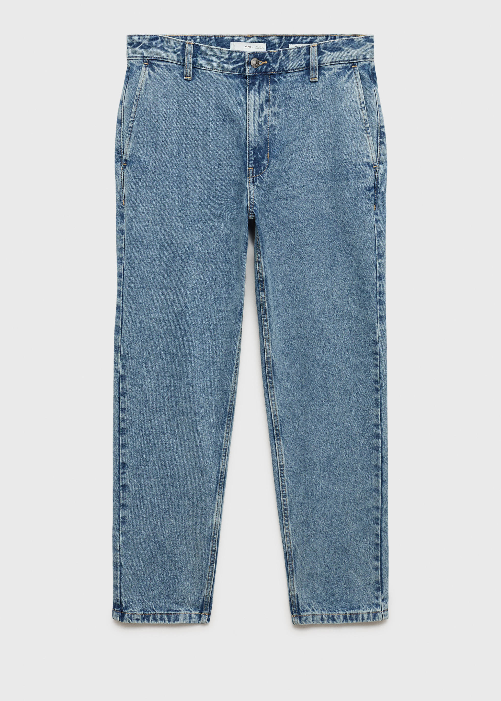 Straight-Fit-Jeans im Used-Look - Artikel ohne Model