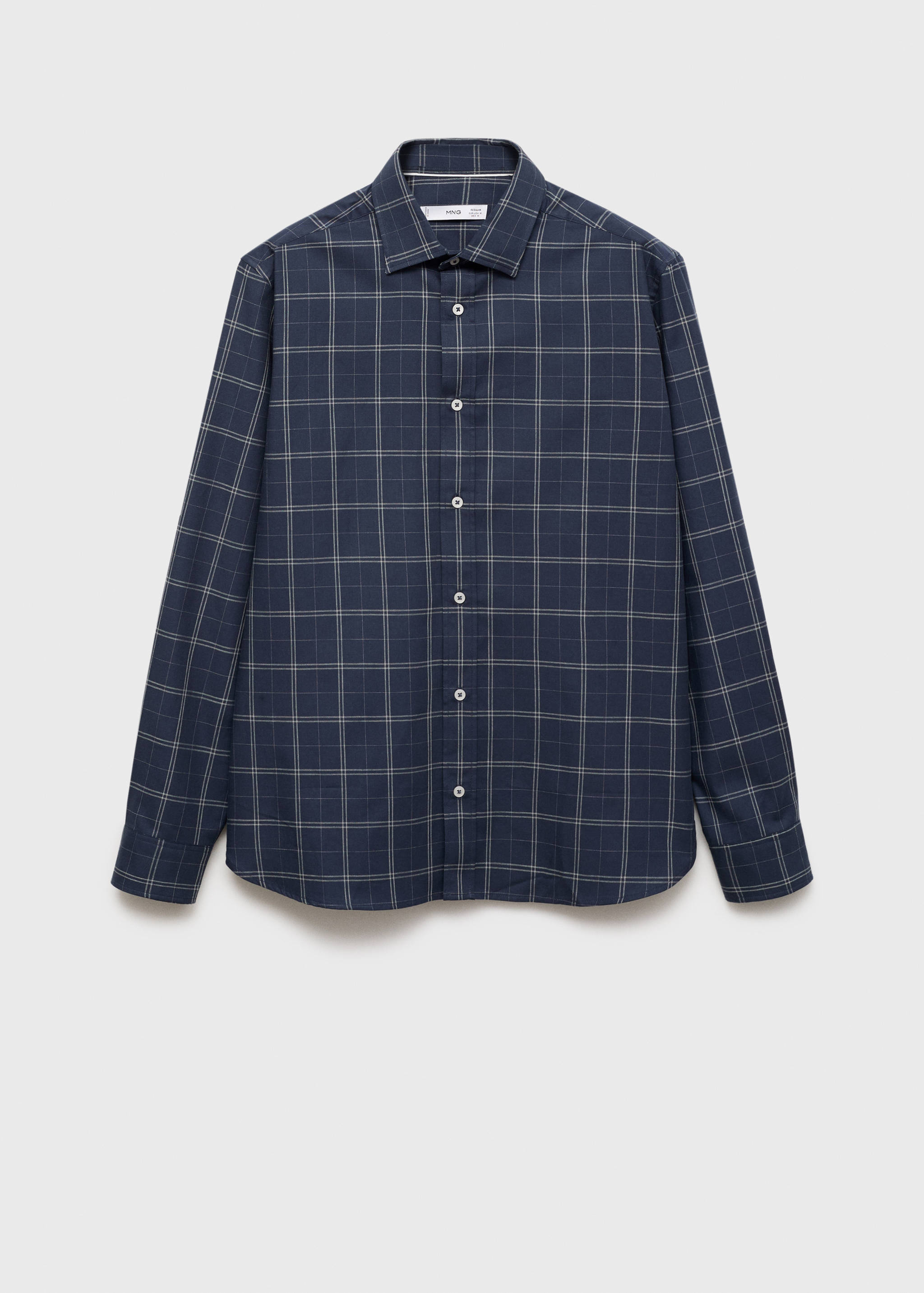 Regular fit check cotton shirt - Article without model