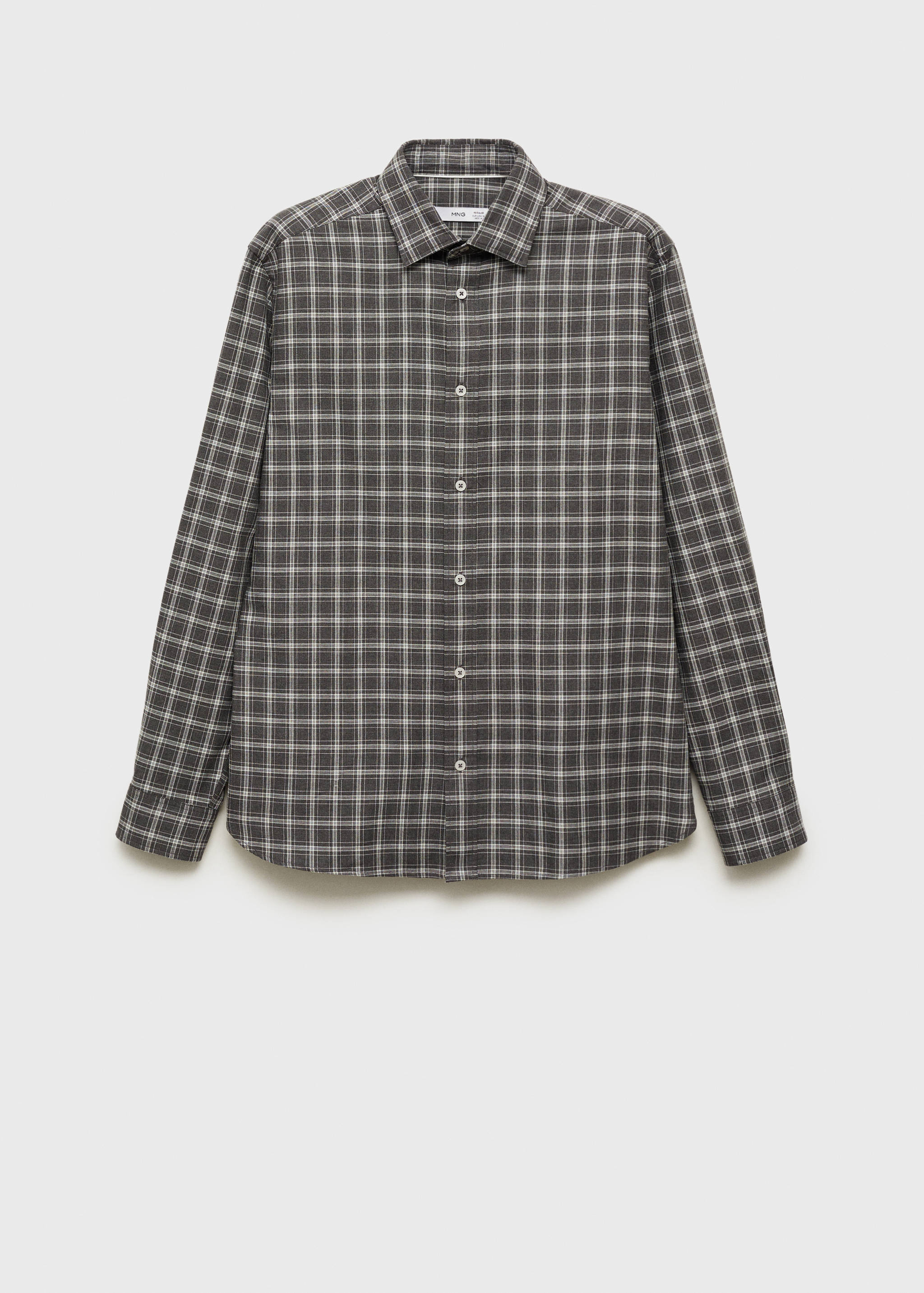 Regular fit check cotton shirt - Article without model