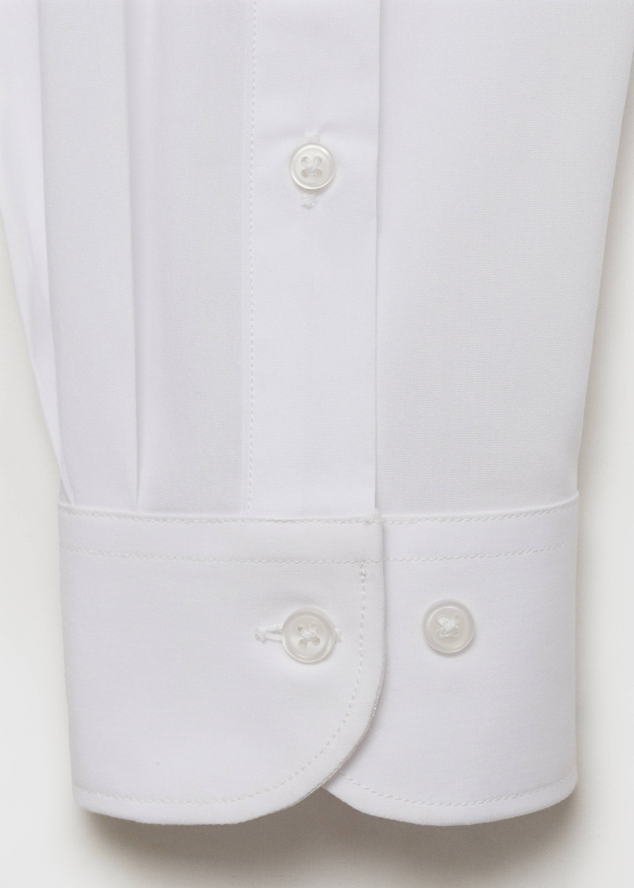 Regular-fit stretch cotton shirt - Details of the article 0