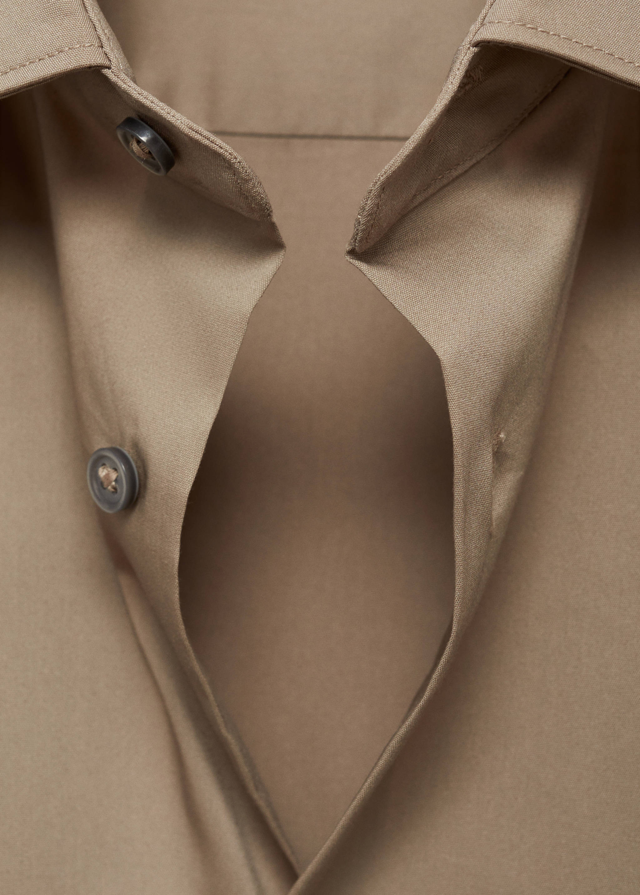 Regular-fit stretch cotton shirt - Details of the article 8