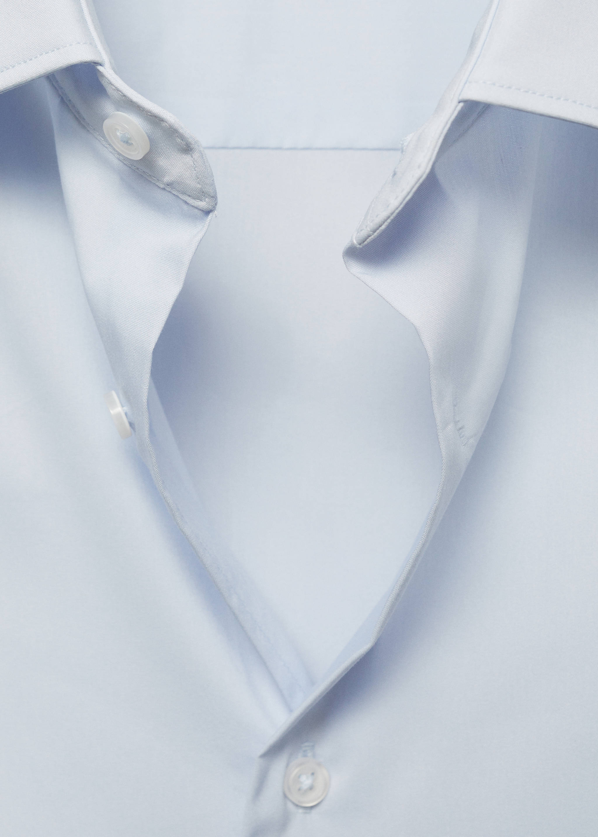 Regular-fit stretch cotton shirt - Details of the article 8