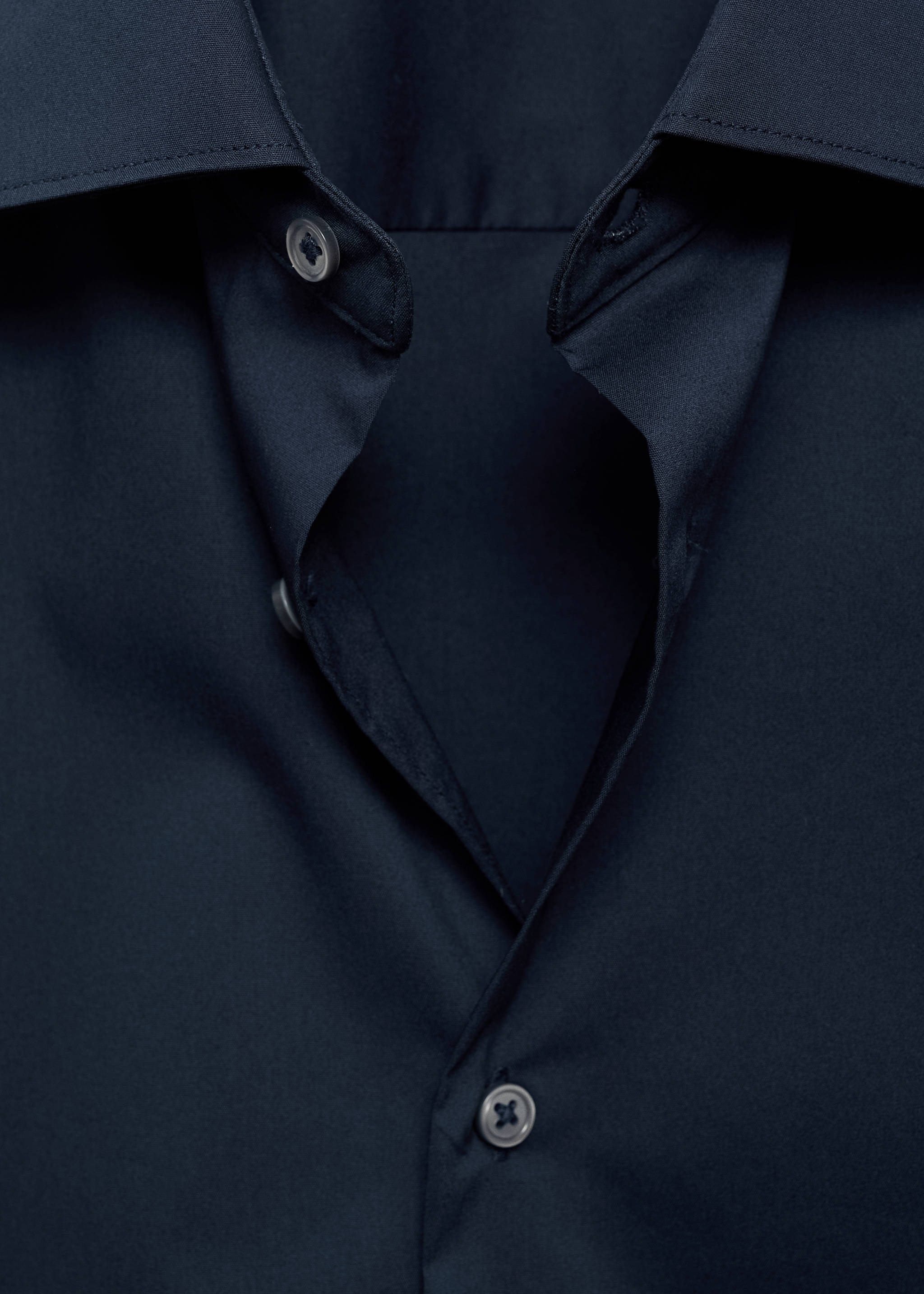 Regular-fit stretch cotton shirt - Details of the article 8