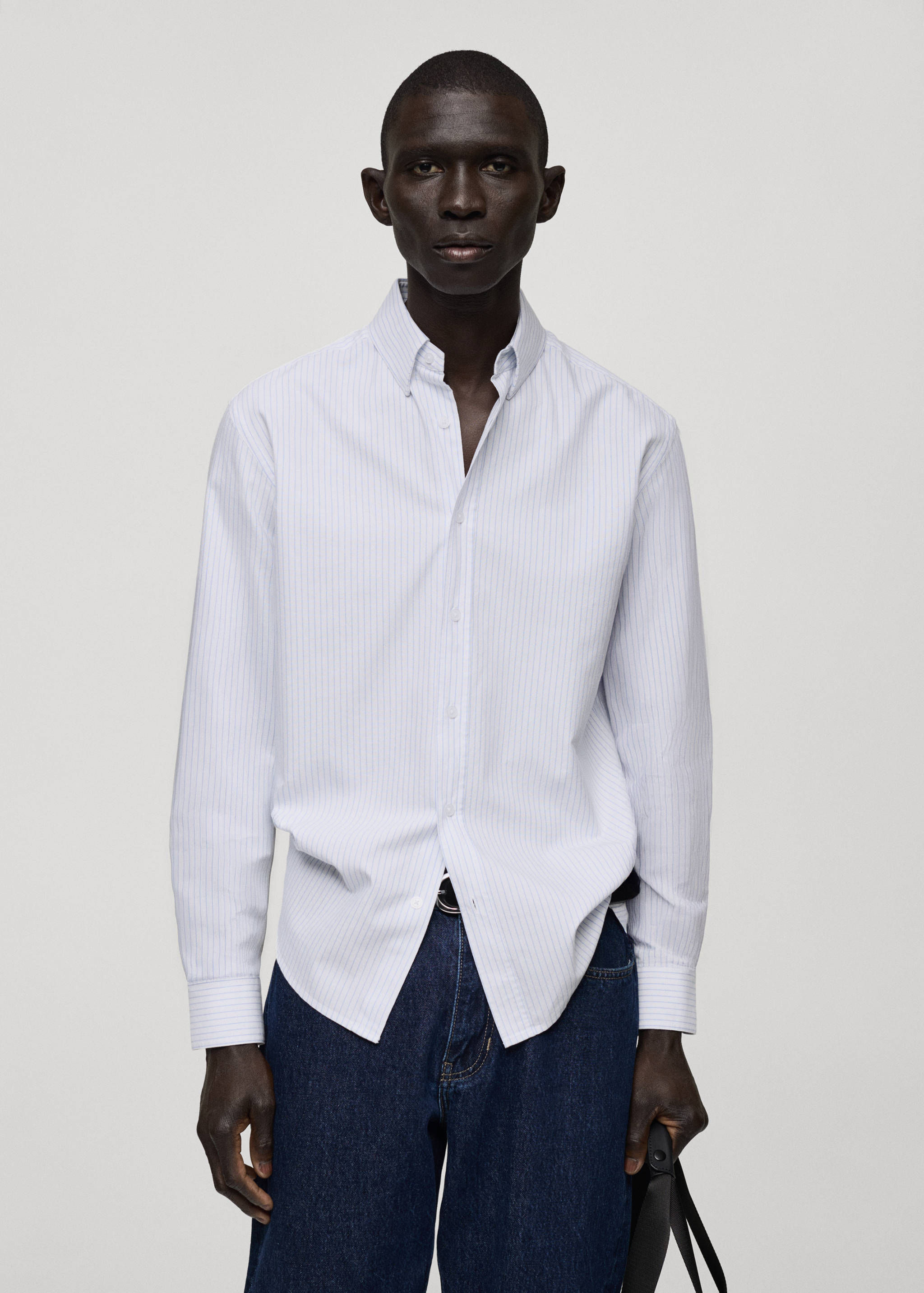 100% cotton striped shirt - Medium plane