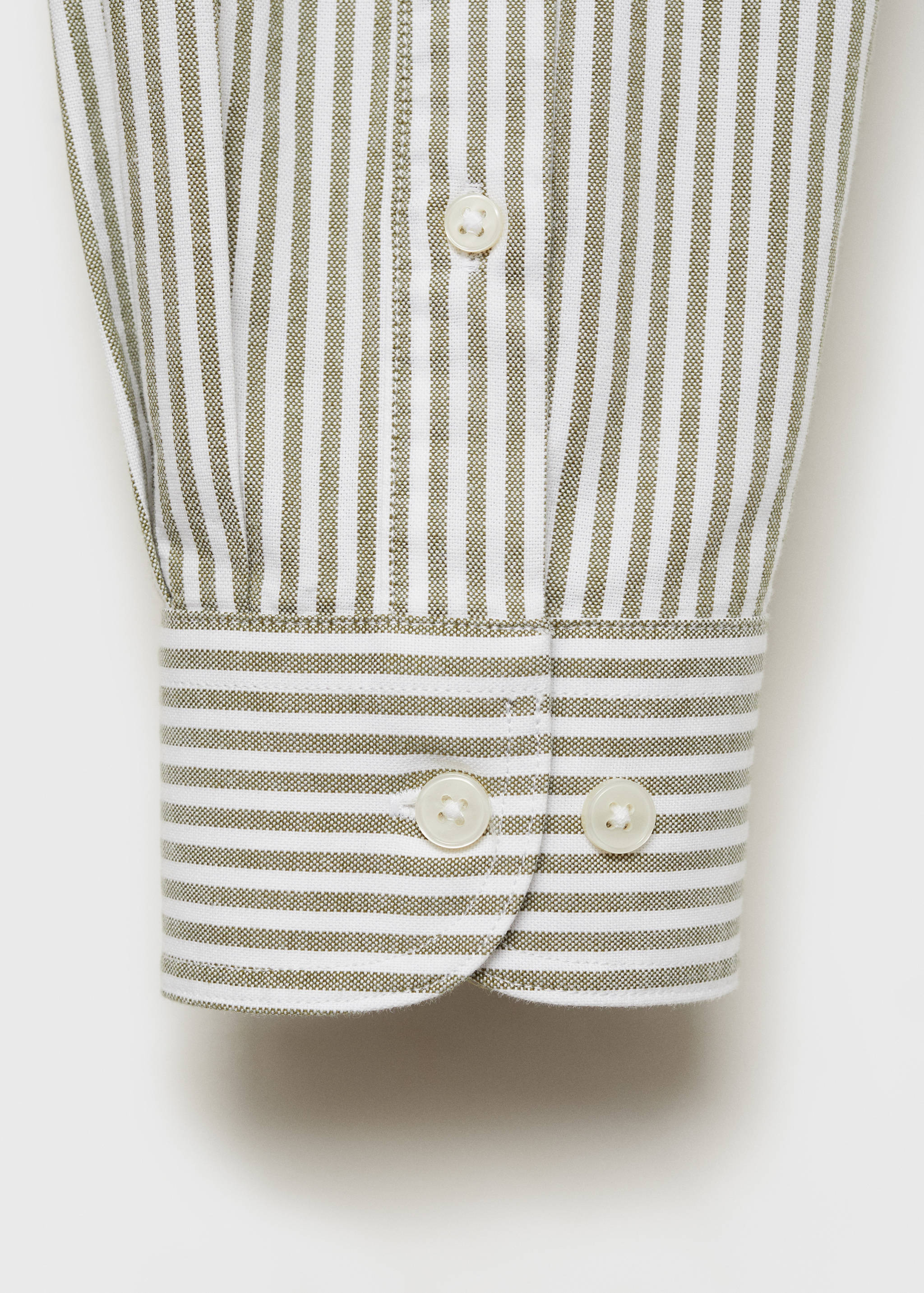 100% cotton striped shirt - Details of the article 0