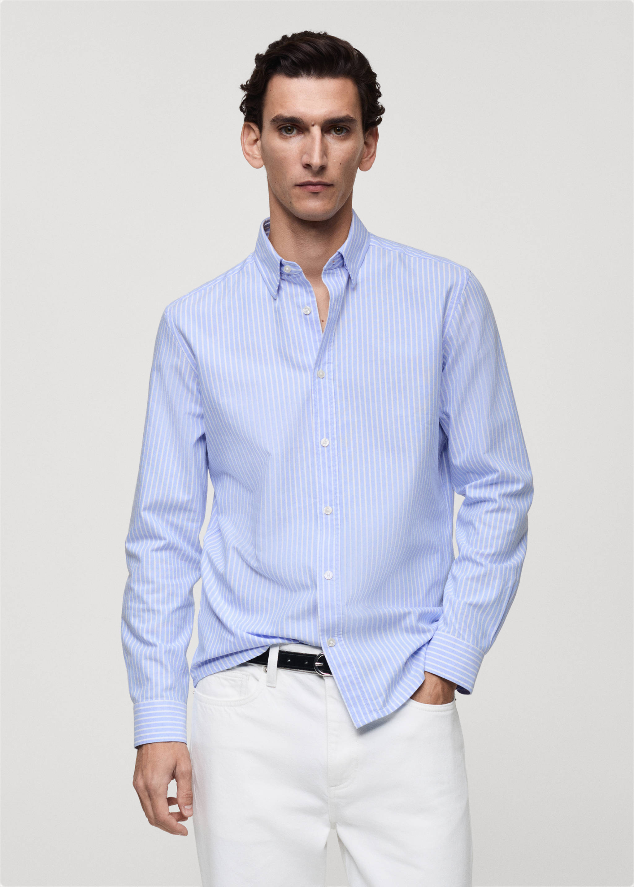 100% cotton striped shirt - Medium plane