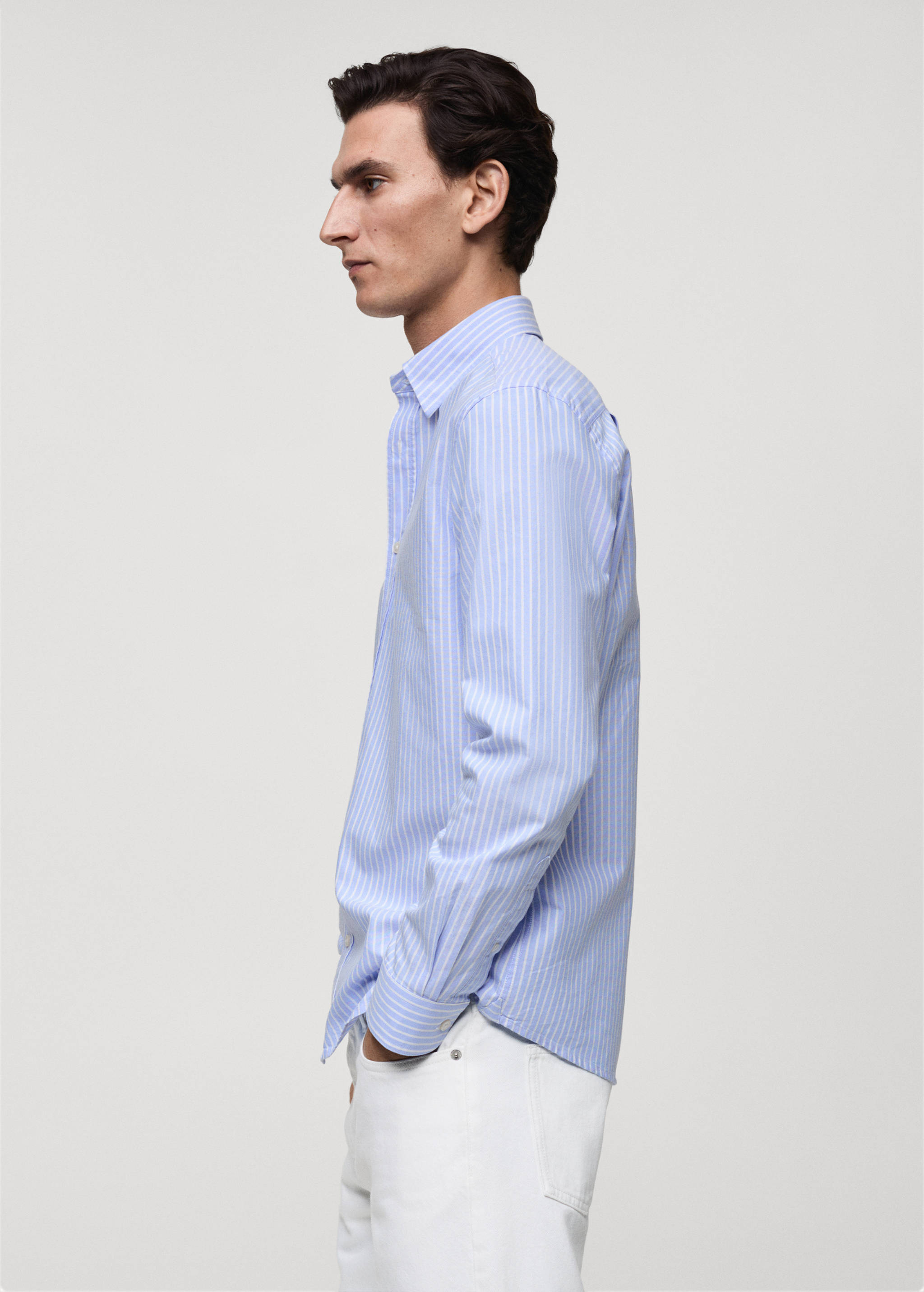 100% cotton striped shirt - Details of the article 2