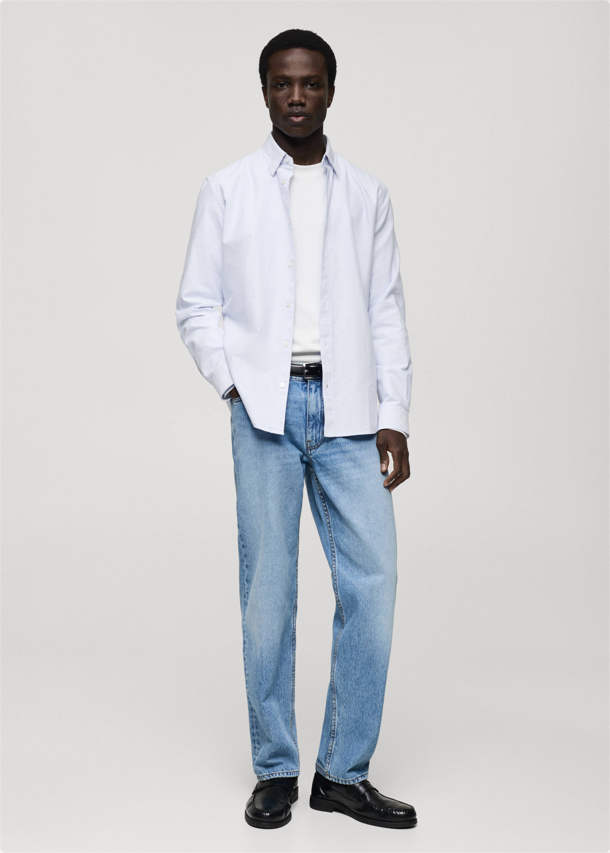 100% cotton striped shirt - General plane