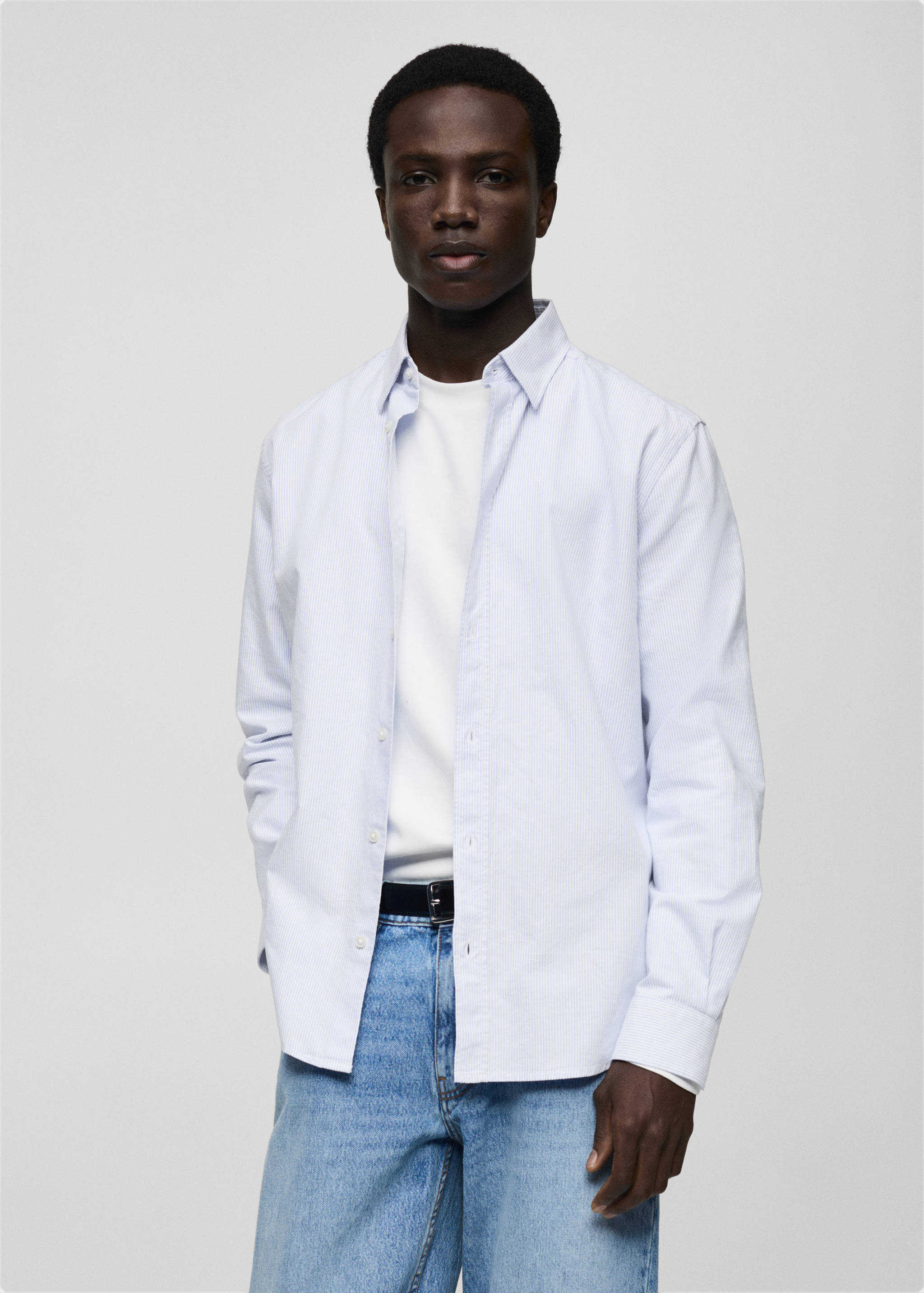 100% cotton striped shirt - Medium plane