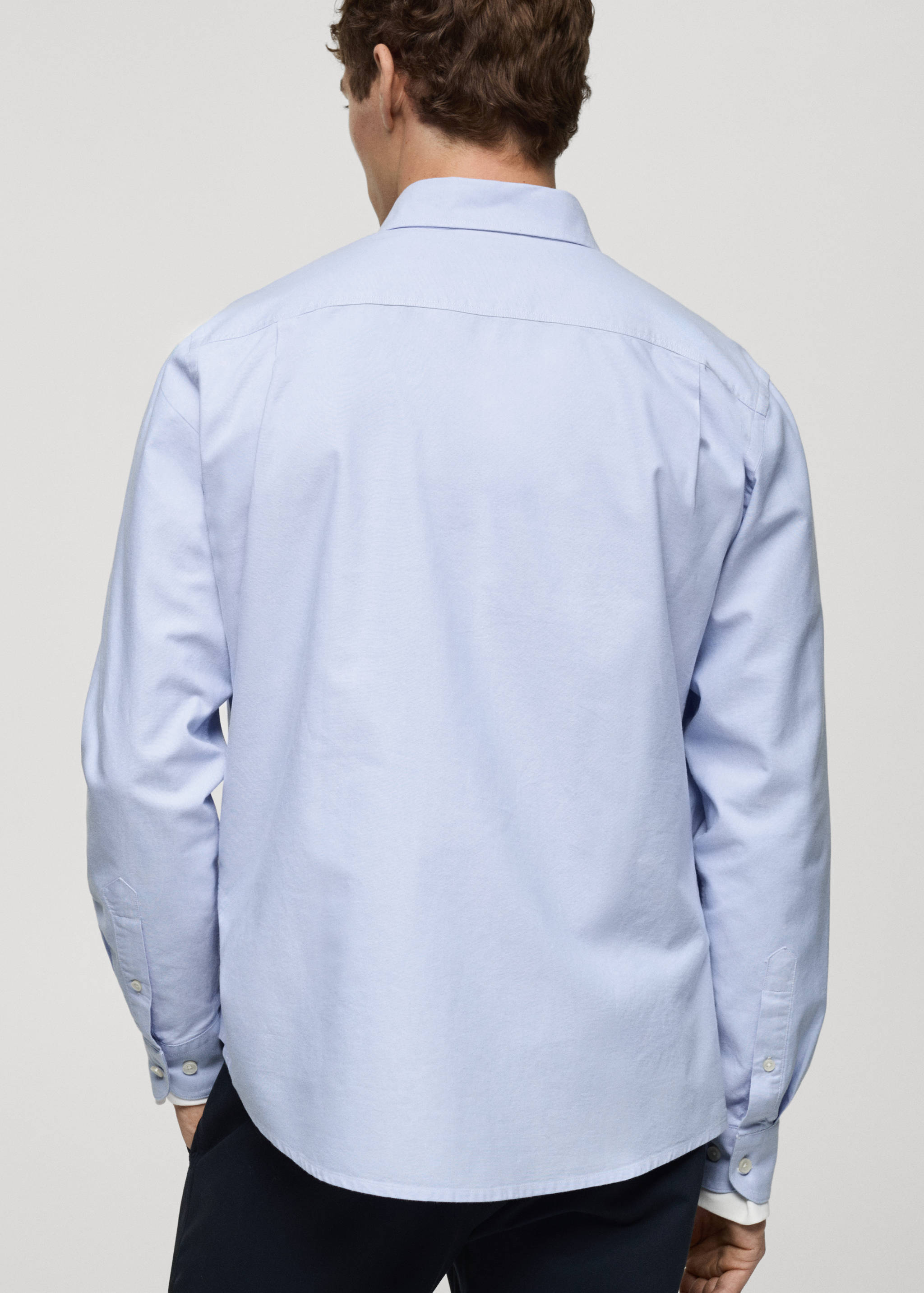 100% cotton Oxford shirt - Reverse of the article