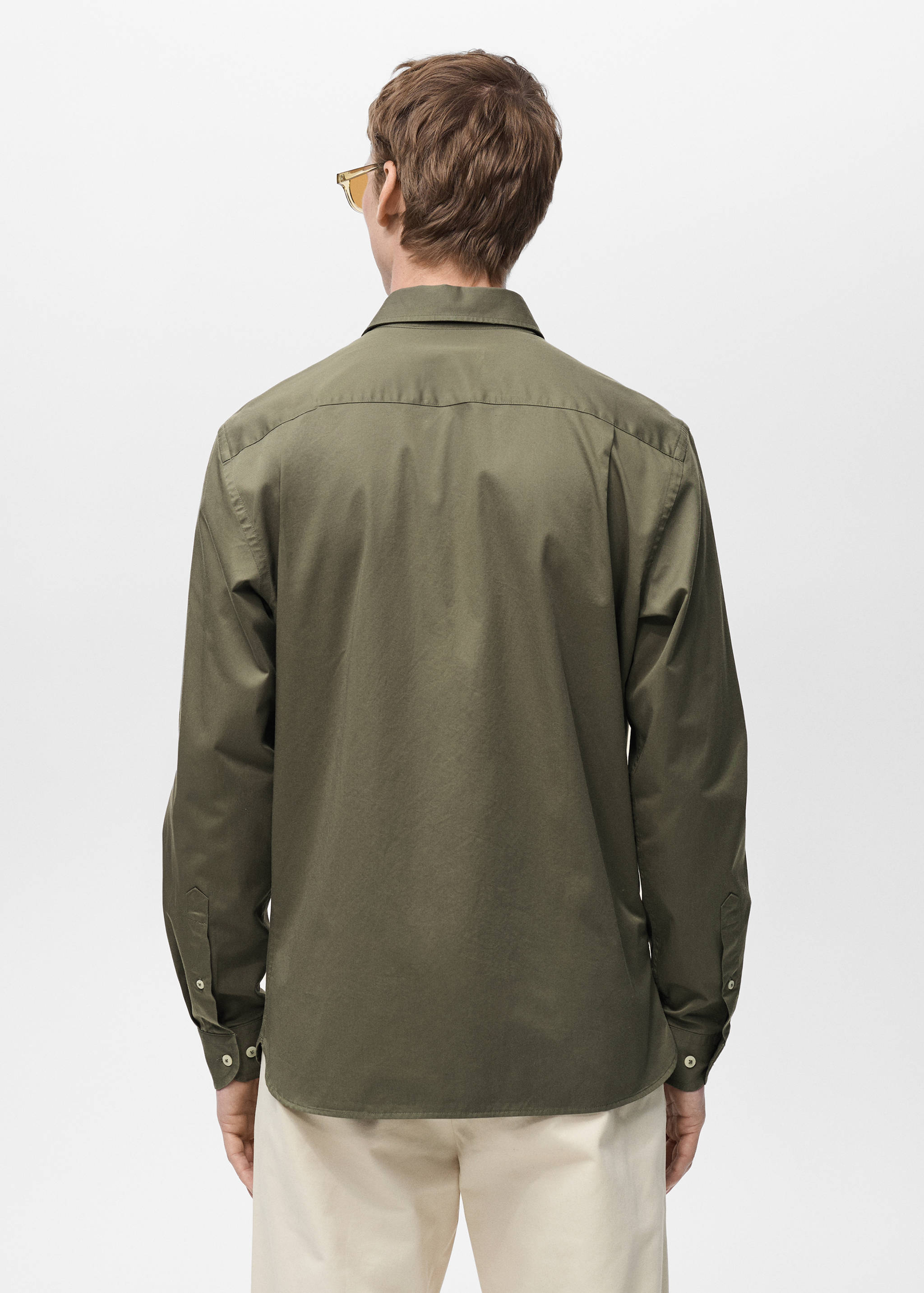 100% cotton regular fit shirt - Reverse of the article