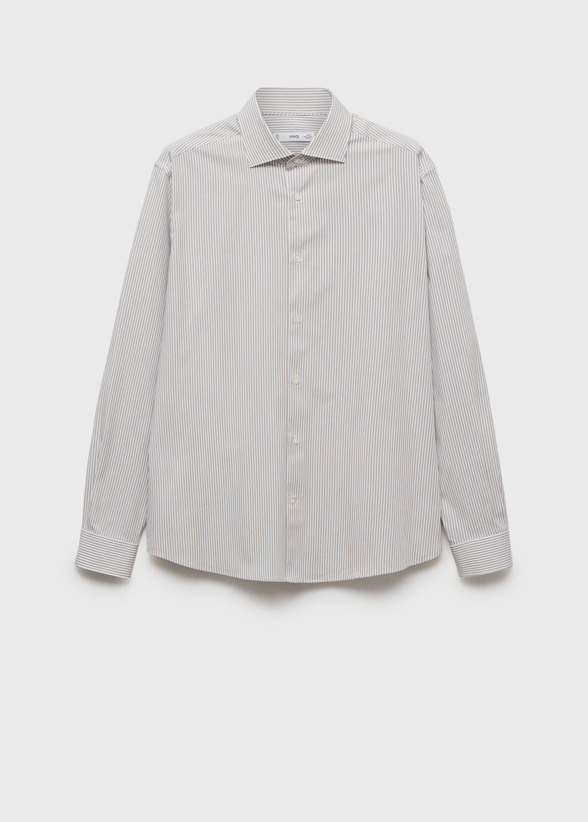 Chemise slim fit coton rayée - Article sans modèle