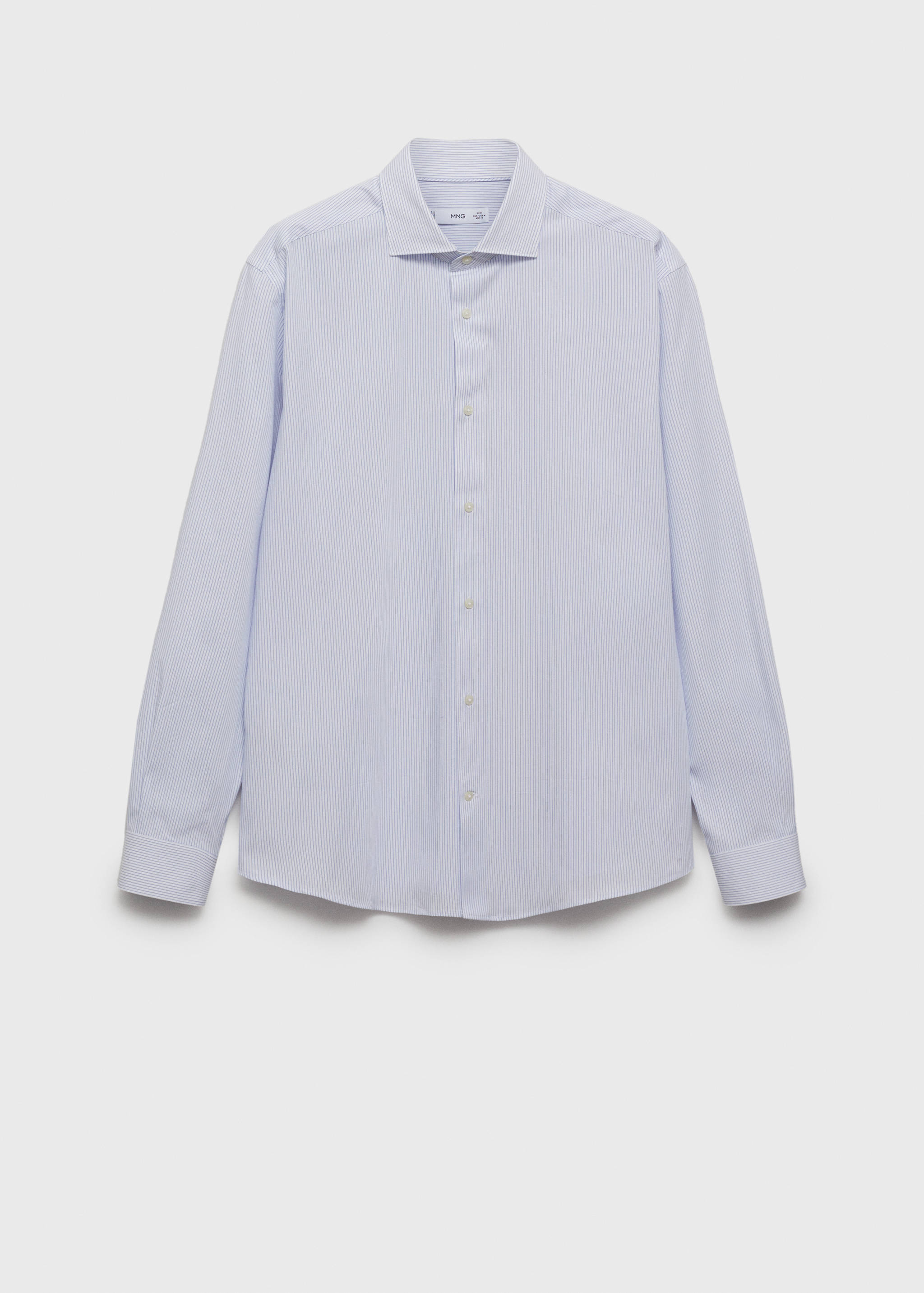 Chemise slim fit coton rayée - Article sans modèle