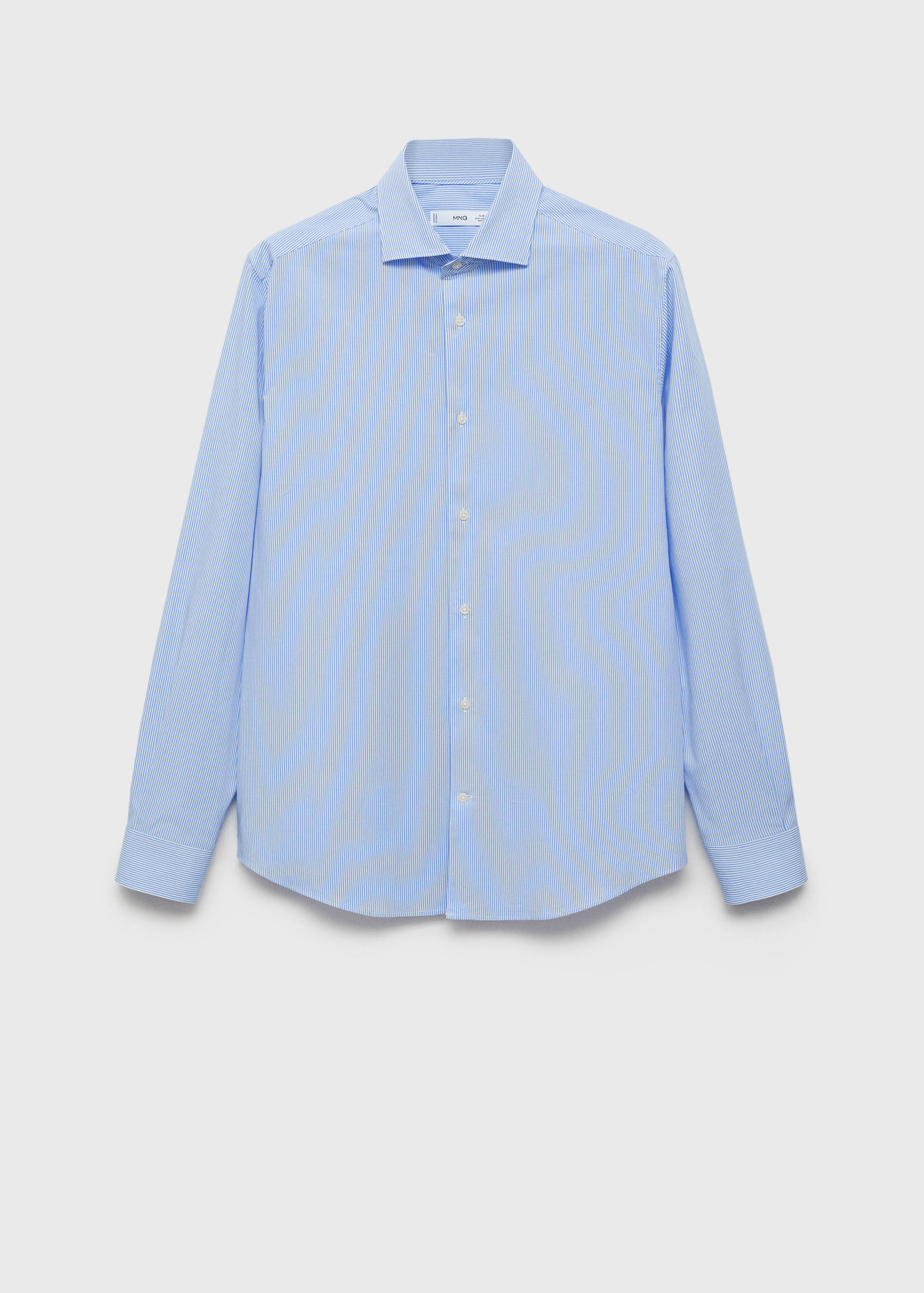 Chemise slim fit coton rayée - Article sans modèle