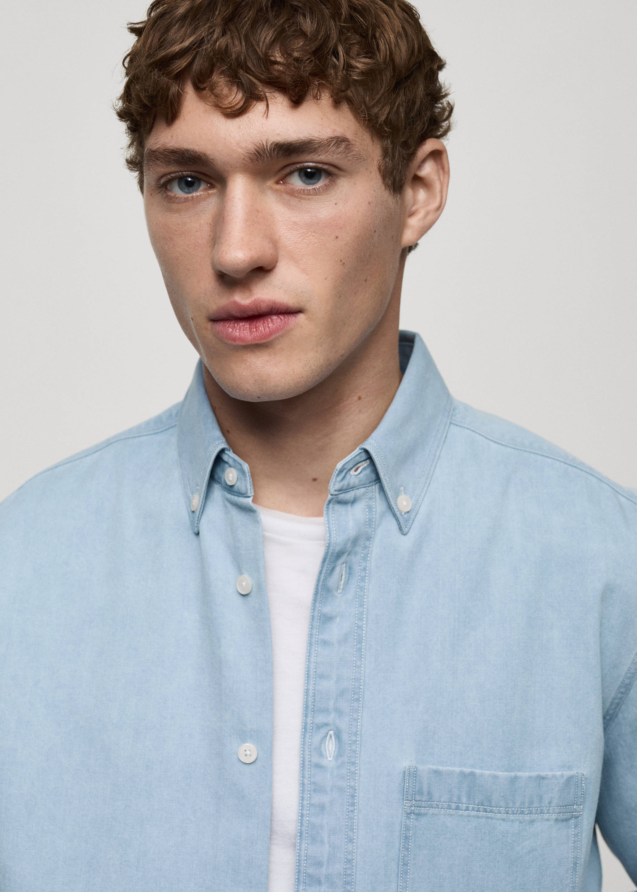 Chemise en jean 100 % coton - Détail de l'article 1