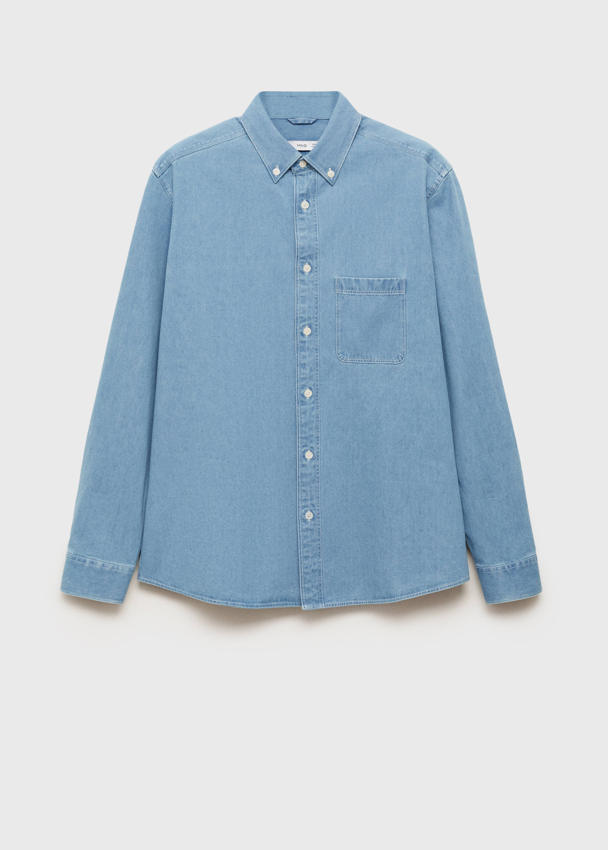 100% cotton denim shirt - Article without model
